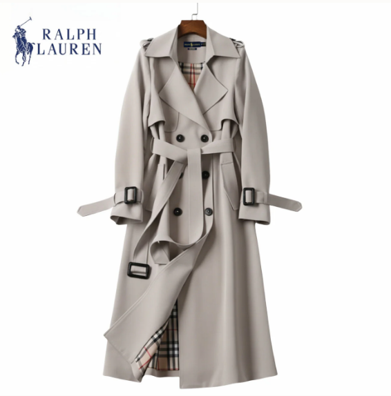 New British-style knee-length coat for 2025