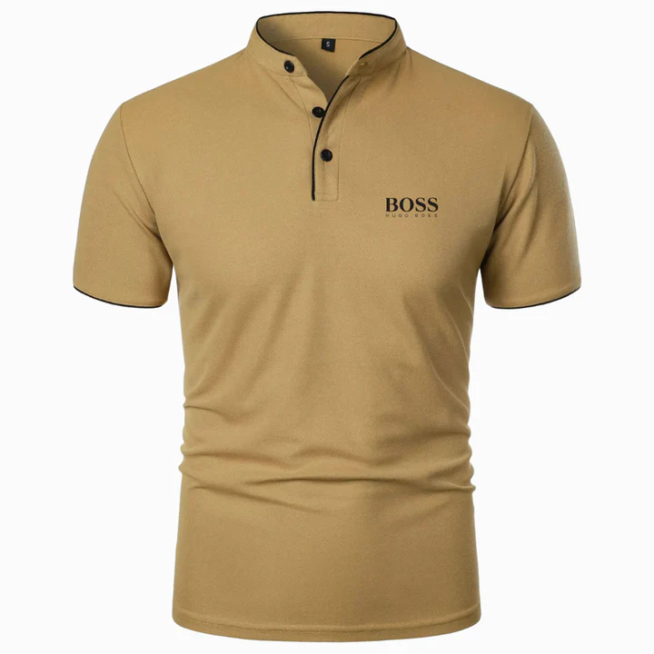 Men's Mandarin Premium Polo Shirt