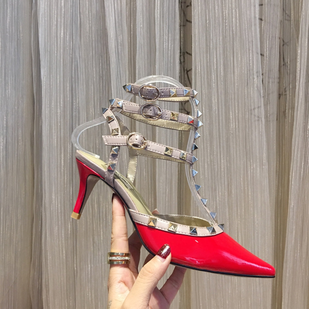 V Premium Edition All Leather High Heels（11 Colours）