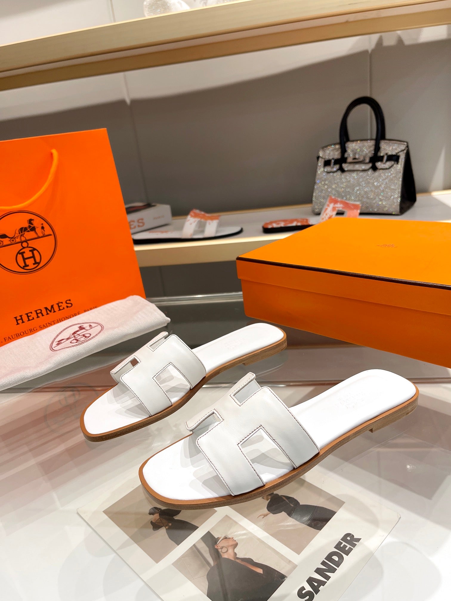 Hermè* new 1:1 vip slippers