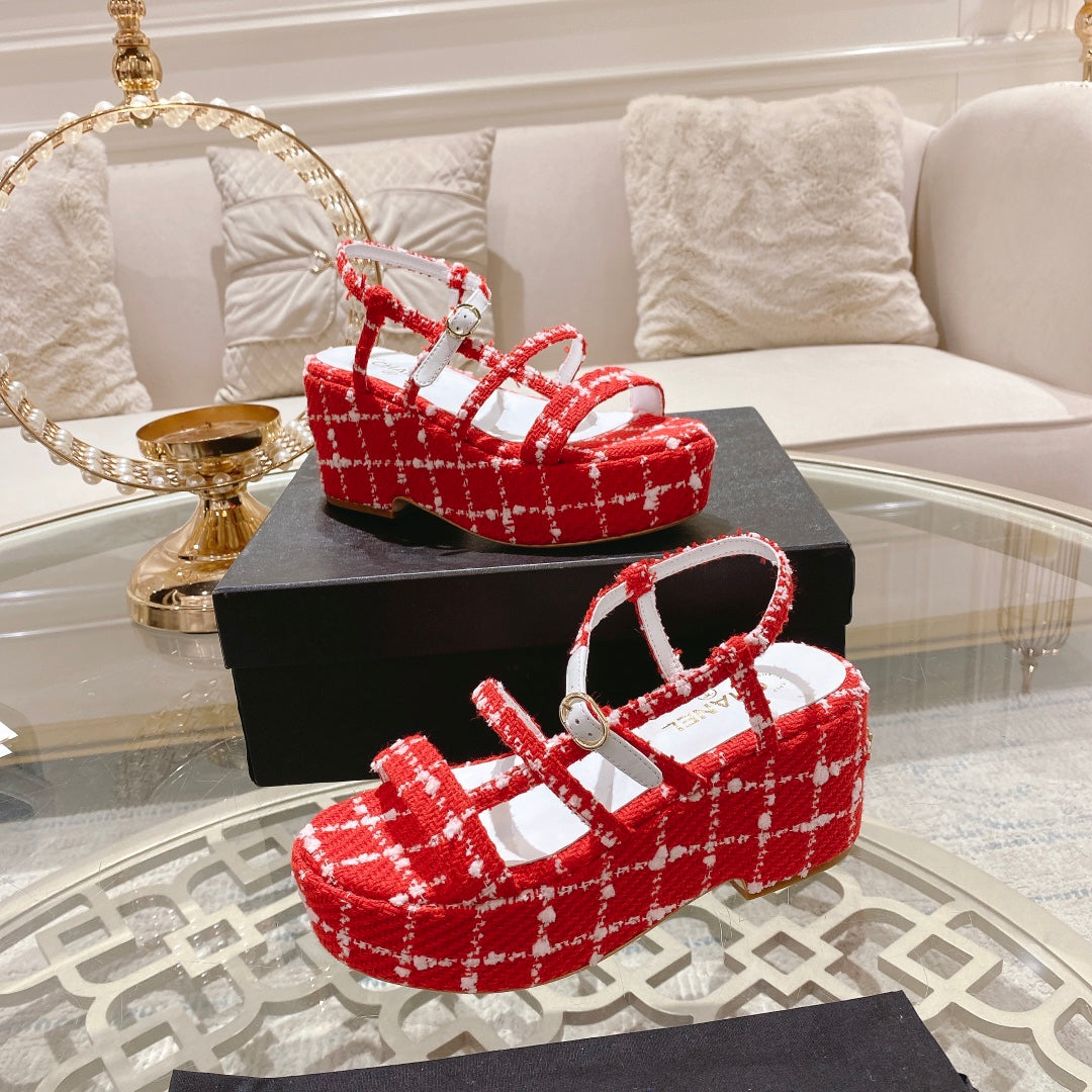 CHAN* 24 new summer high heel sandals 1:1 VIP