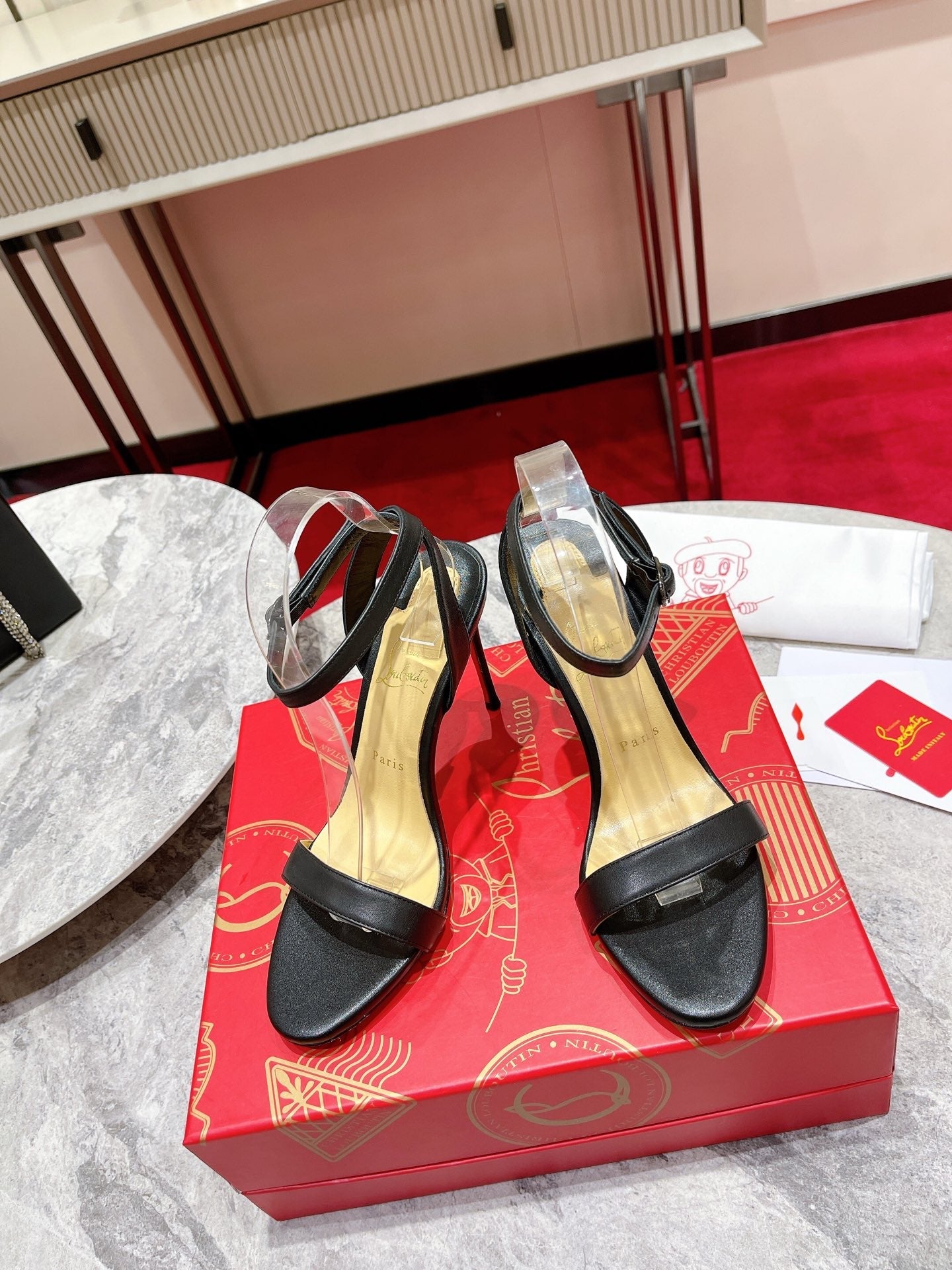 CL*24 new nude strap high heels 1:1 VIP