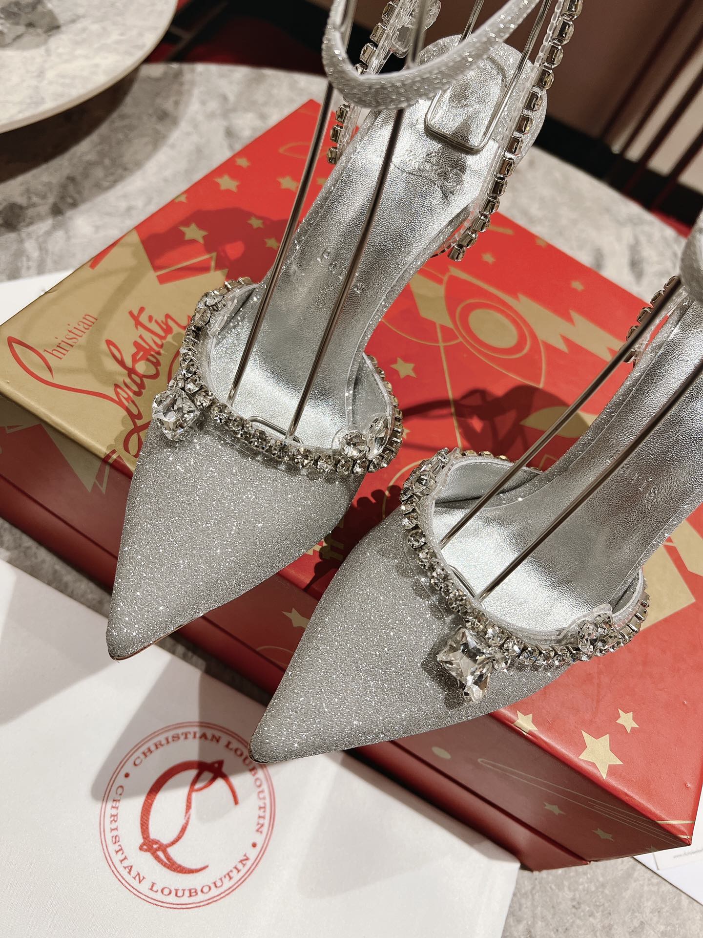 CL* 24 new products crystal high heels 1:1 VIP