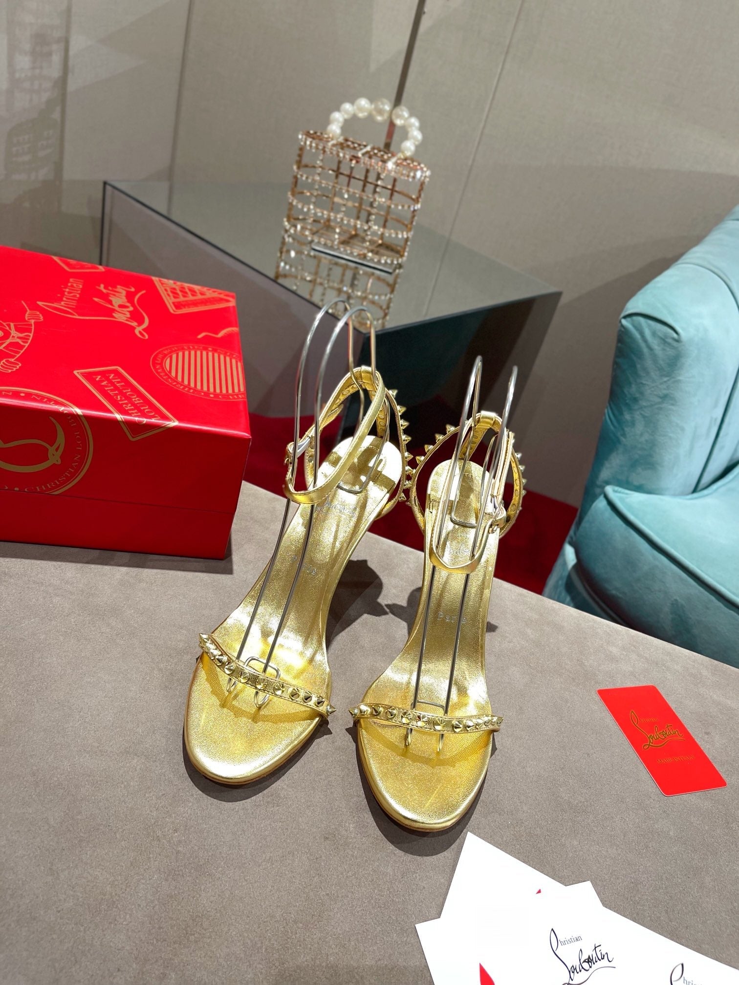 CL*24 spiked one-line sandals 1:1 VIP
