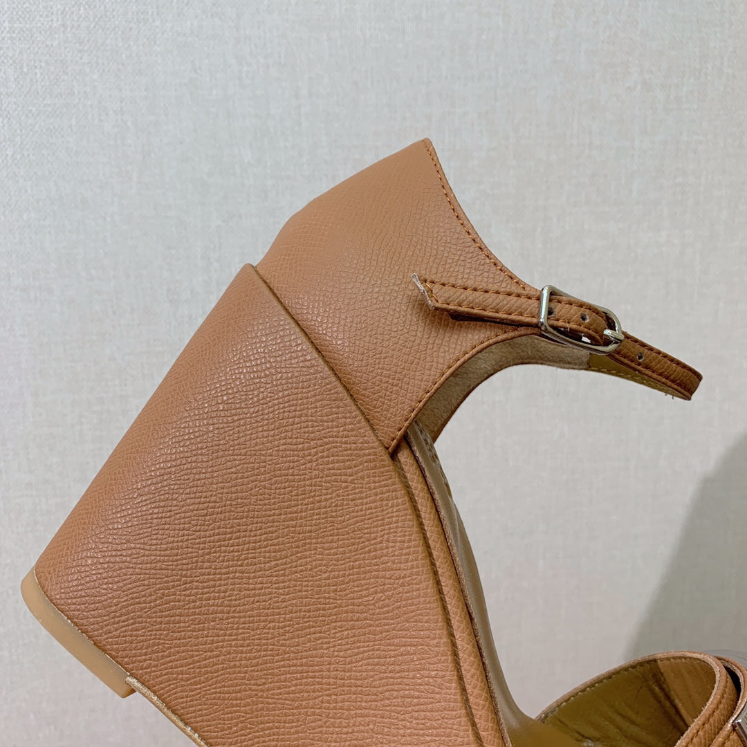 Herm* 24 new KEIIY shoe buckle high heels 1:1 VIP