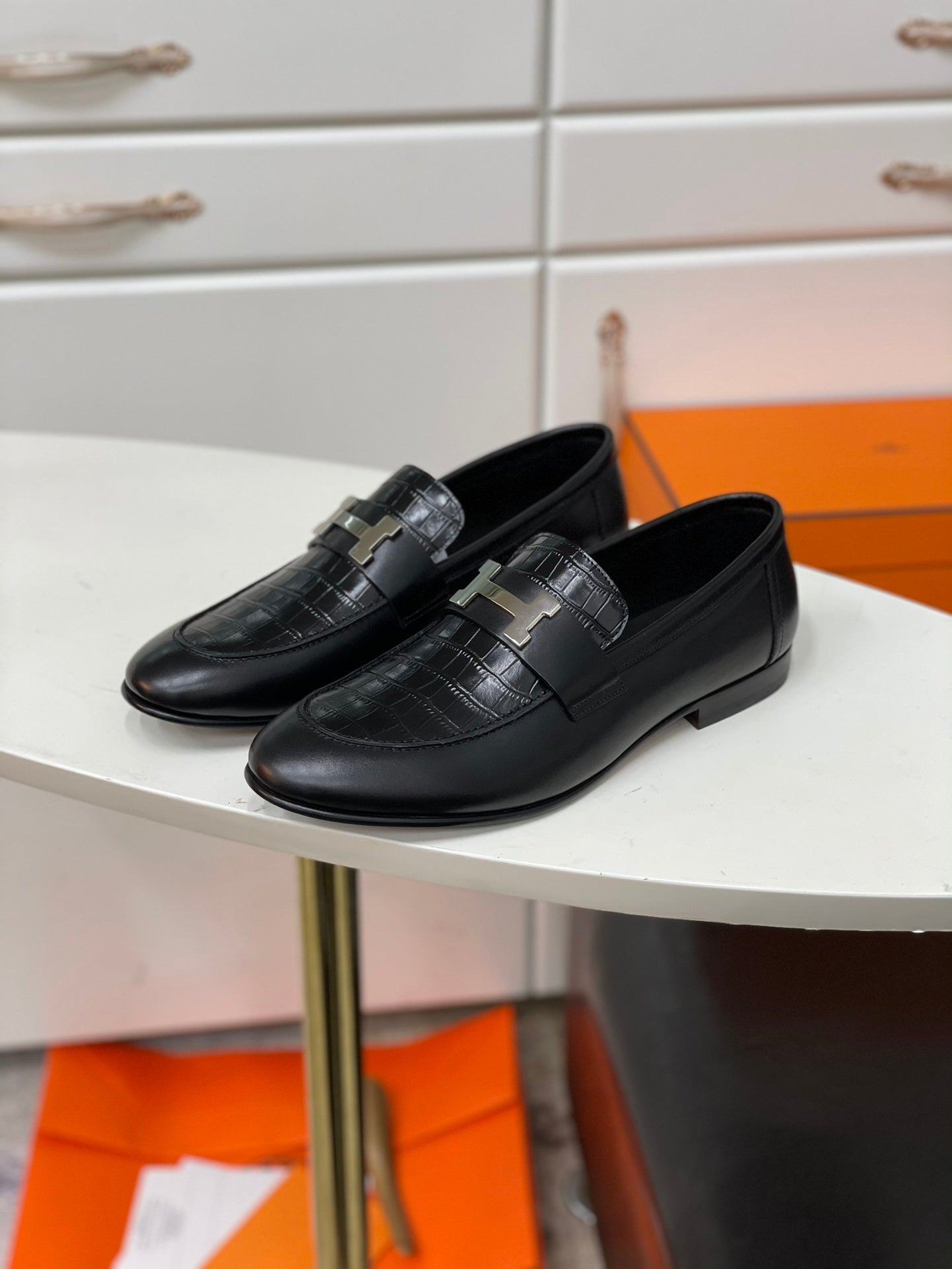 HEM* new cowhide leather shoes 1：1  VIP