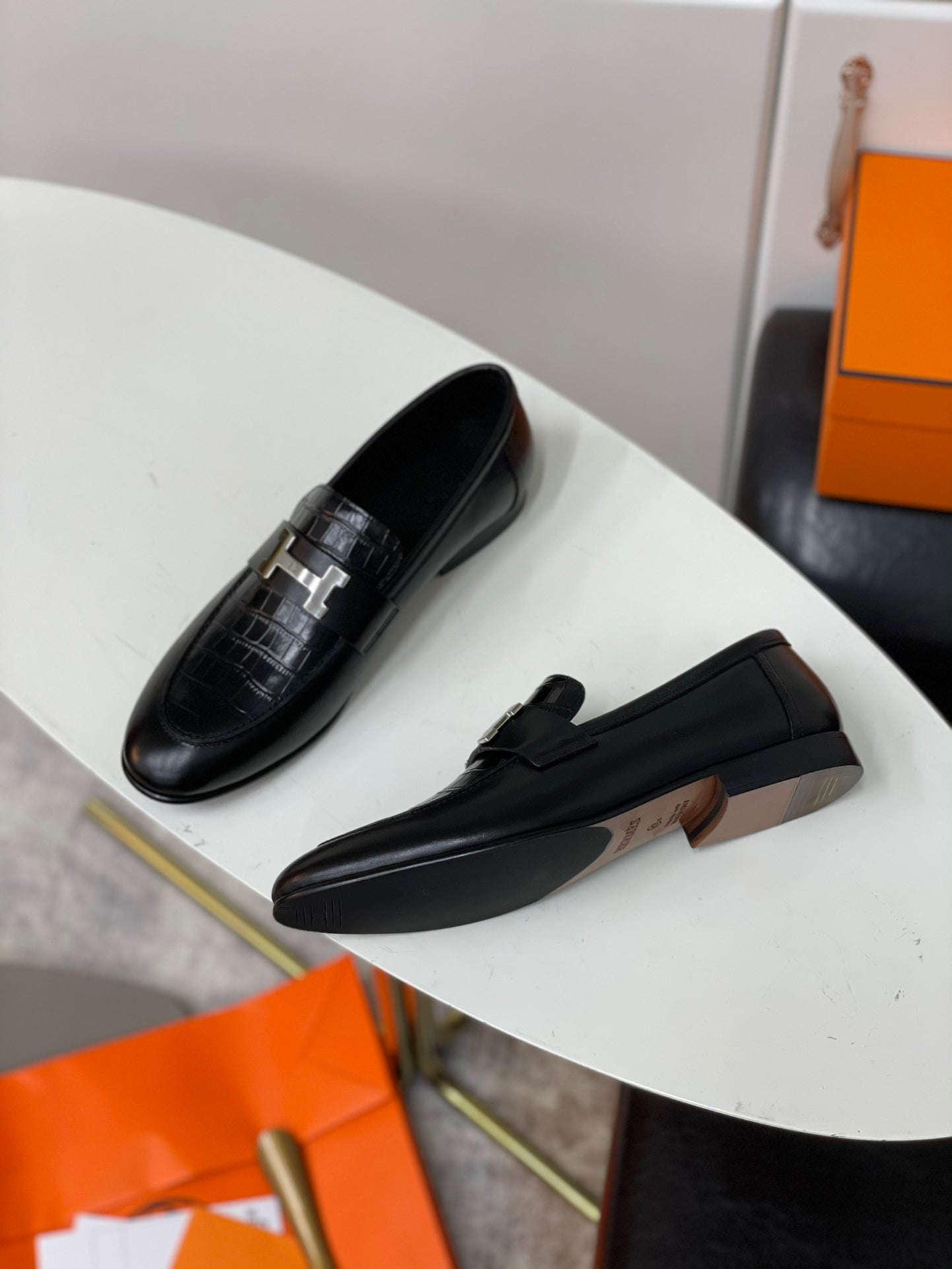 HEM* new cowhide leather shoes 1：1  VIP