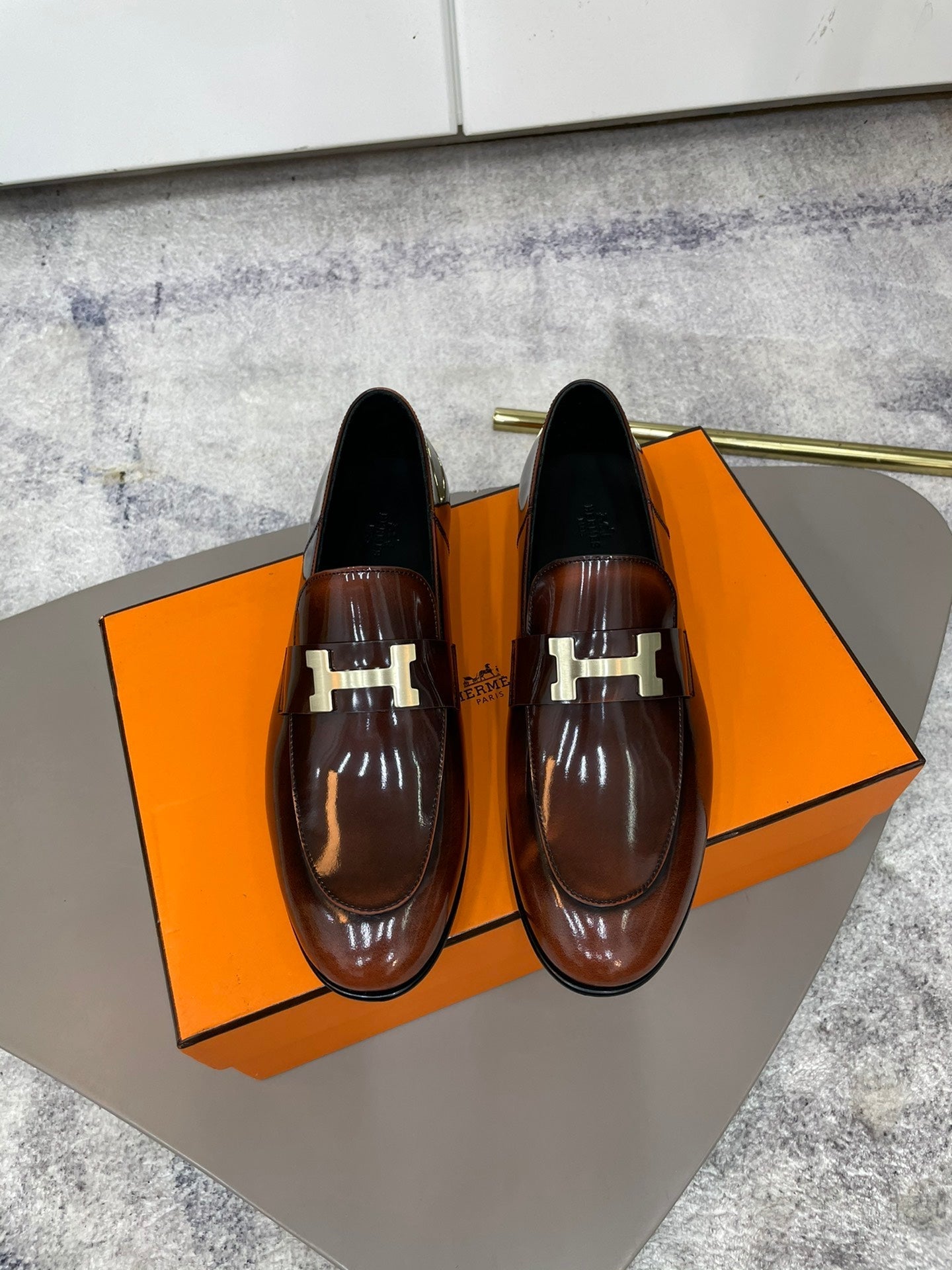 HEM* new cowhide leather shoes 1：1  VIP