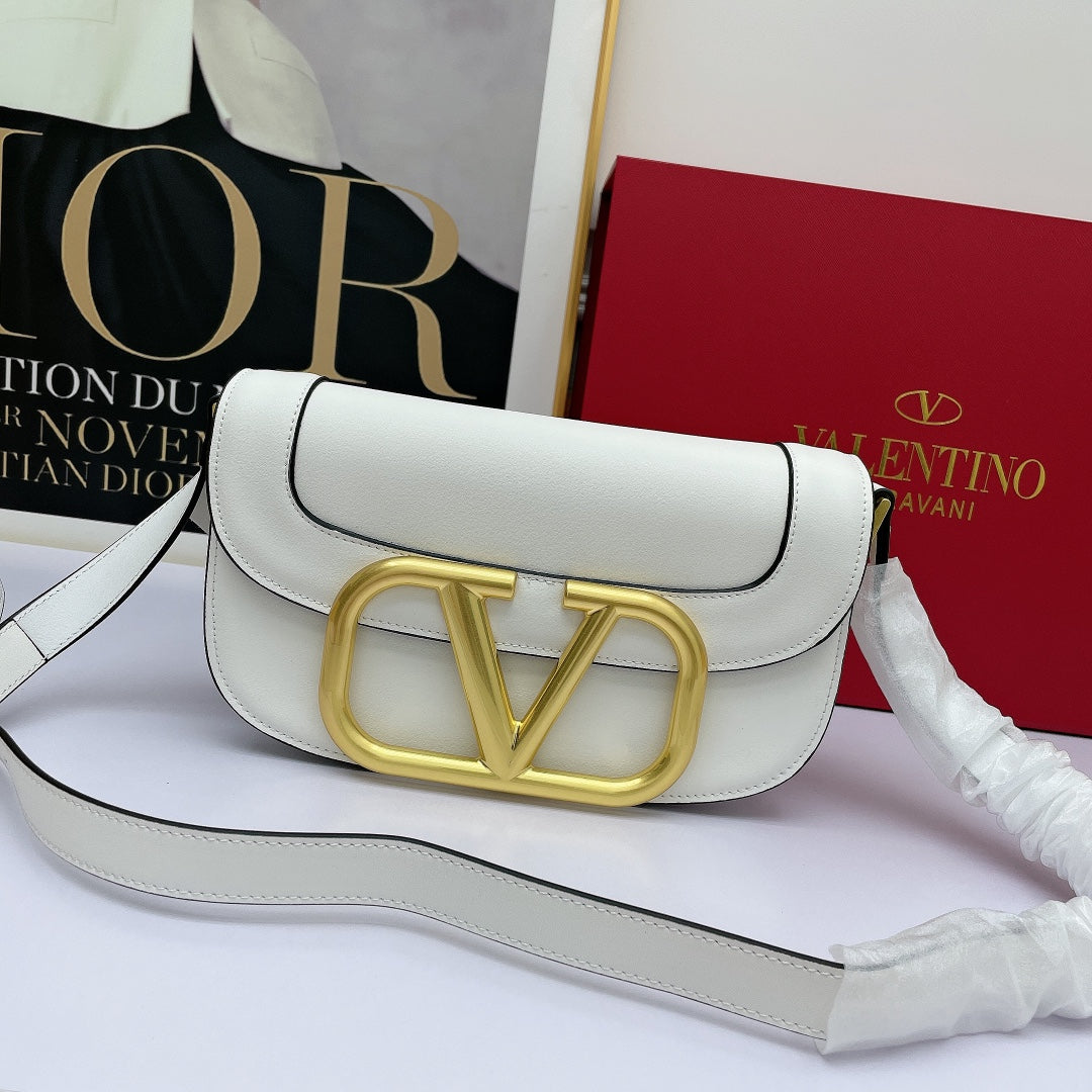 Valent*Large Metal Logo Bag