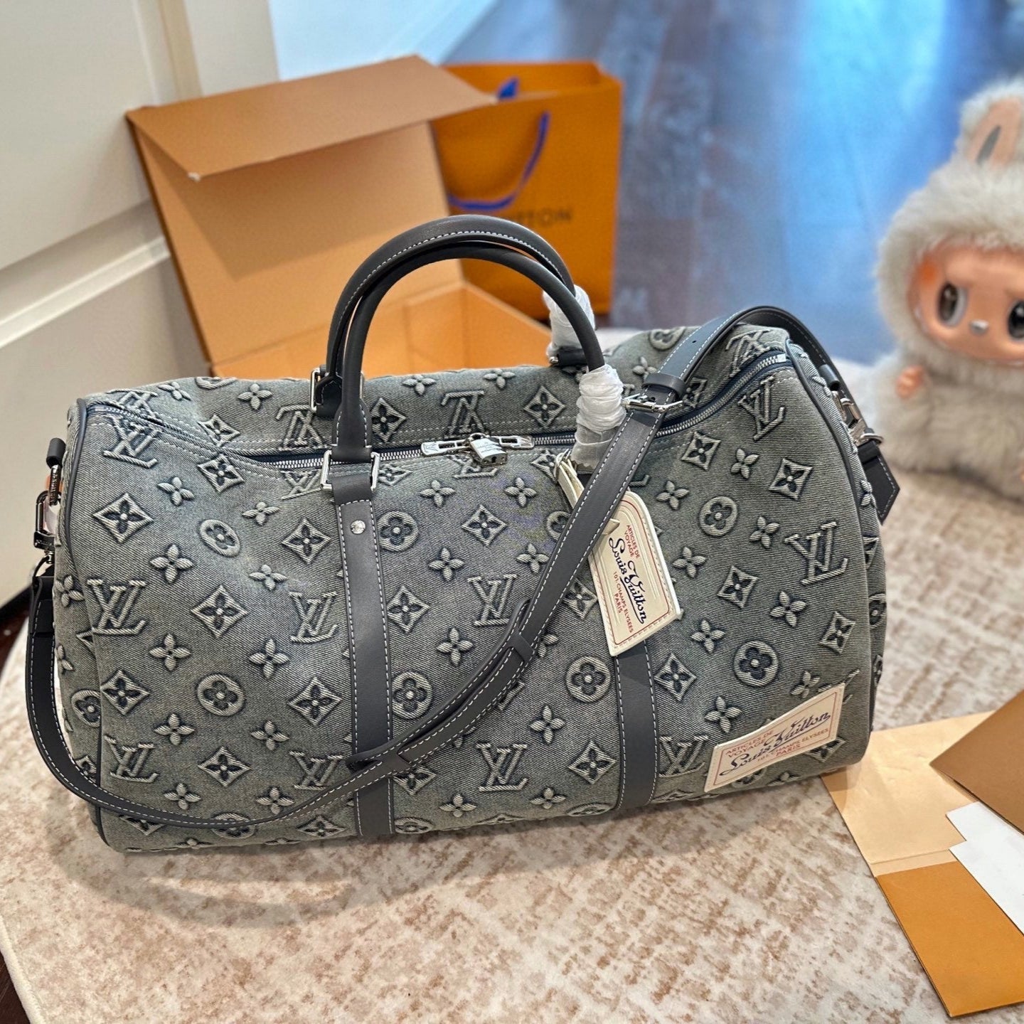LOU* 25SS denim travel bag