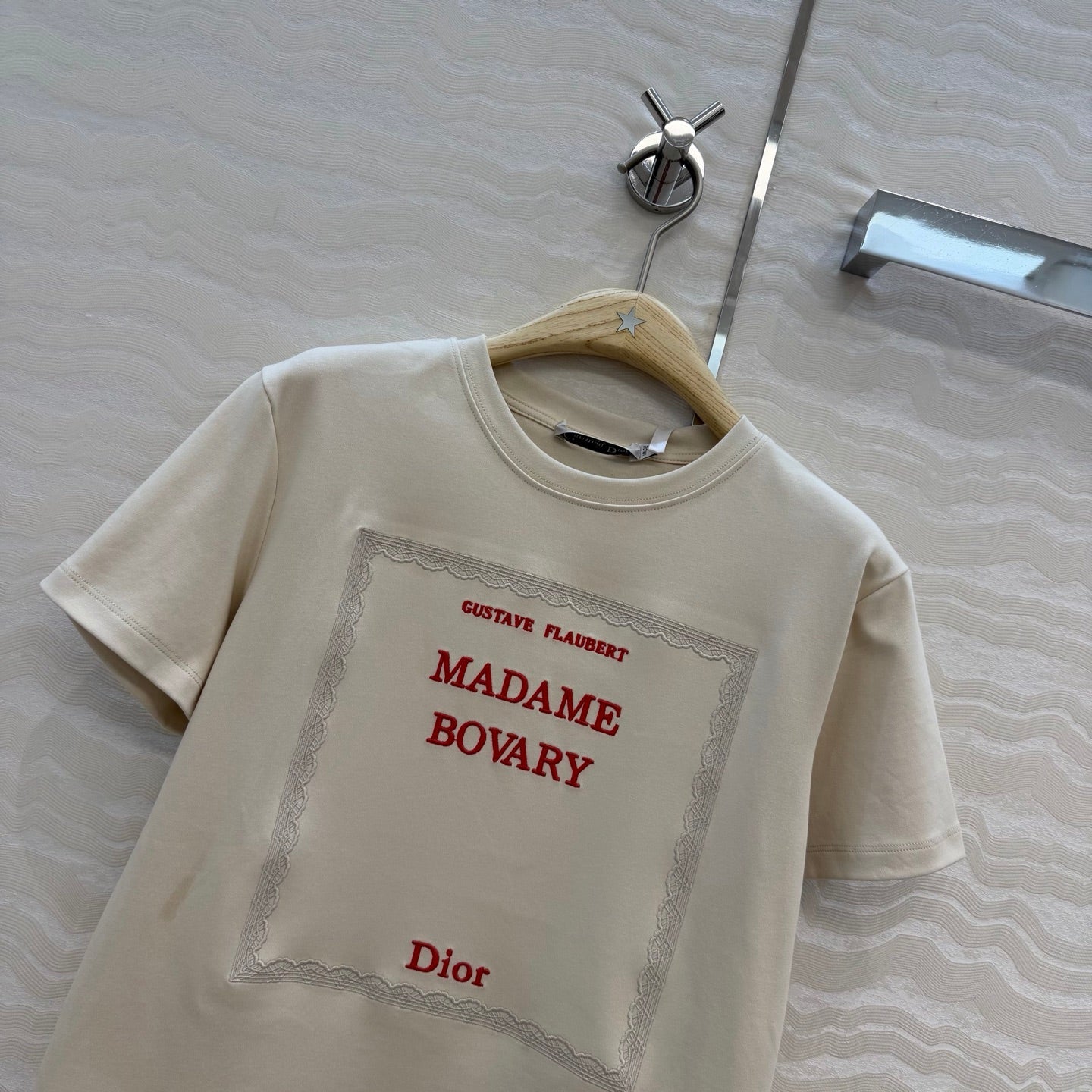 Dior 2026 New Collection Embroidered Cotton T-shirt