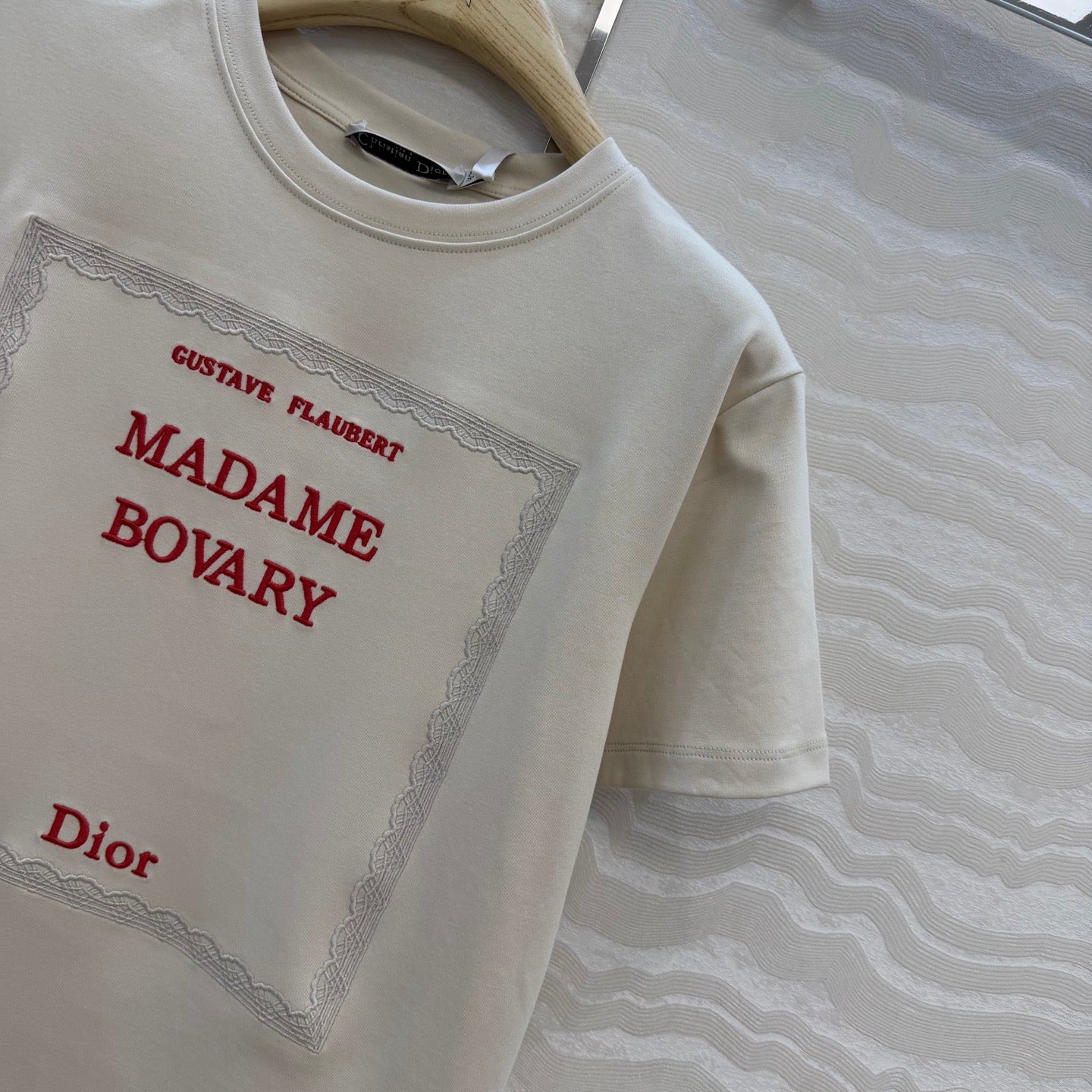 Dior 2026 New Collection Embroidered Cotton T-shirt