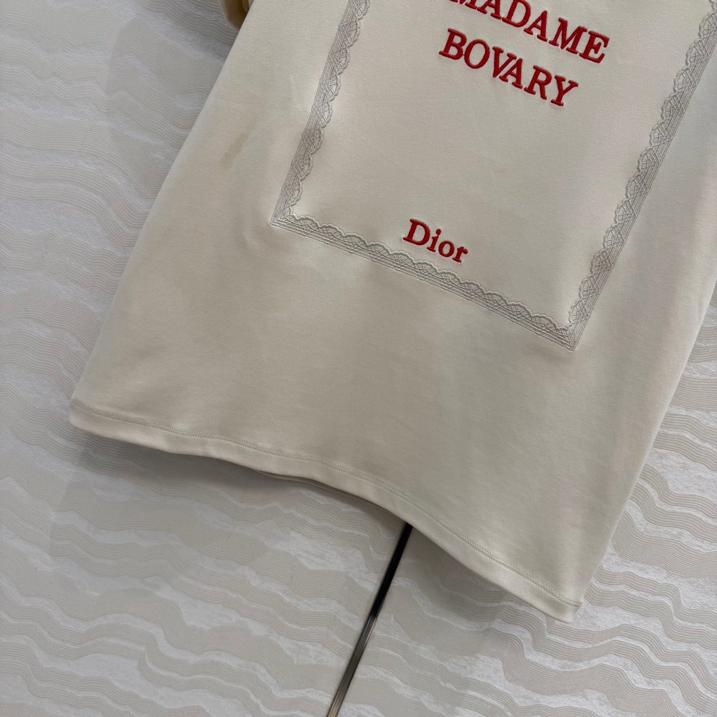 Dior 2026 New Collection Embroidered Cotton T-shirt