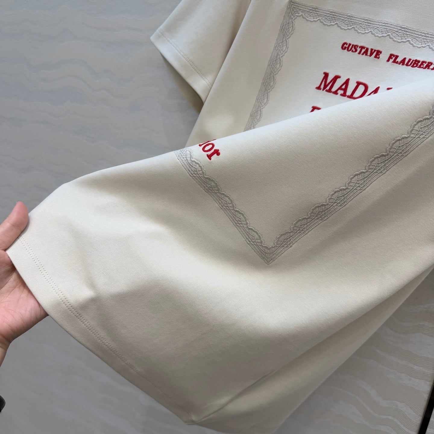 Dior 2026 New Collection Embroidered Cotton T-shirt