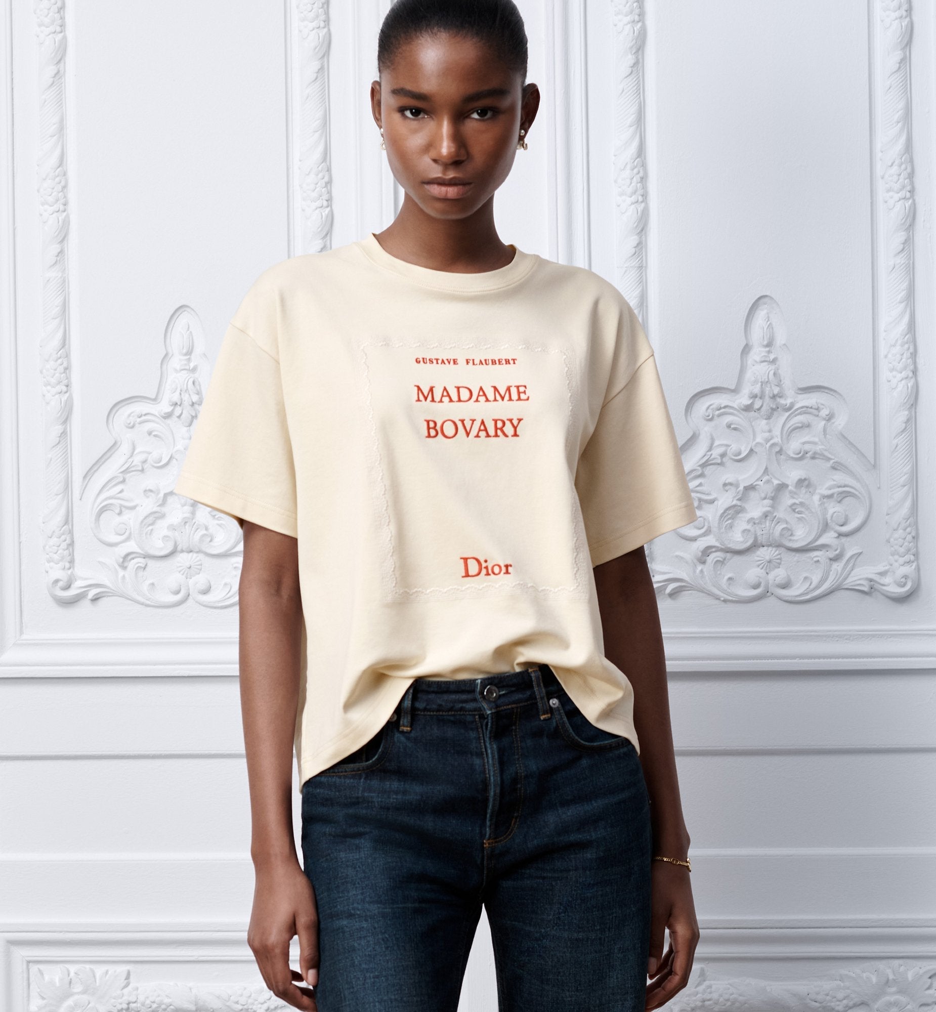 Dior 2026 New Collection Embroidered Cotton T-shirt