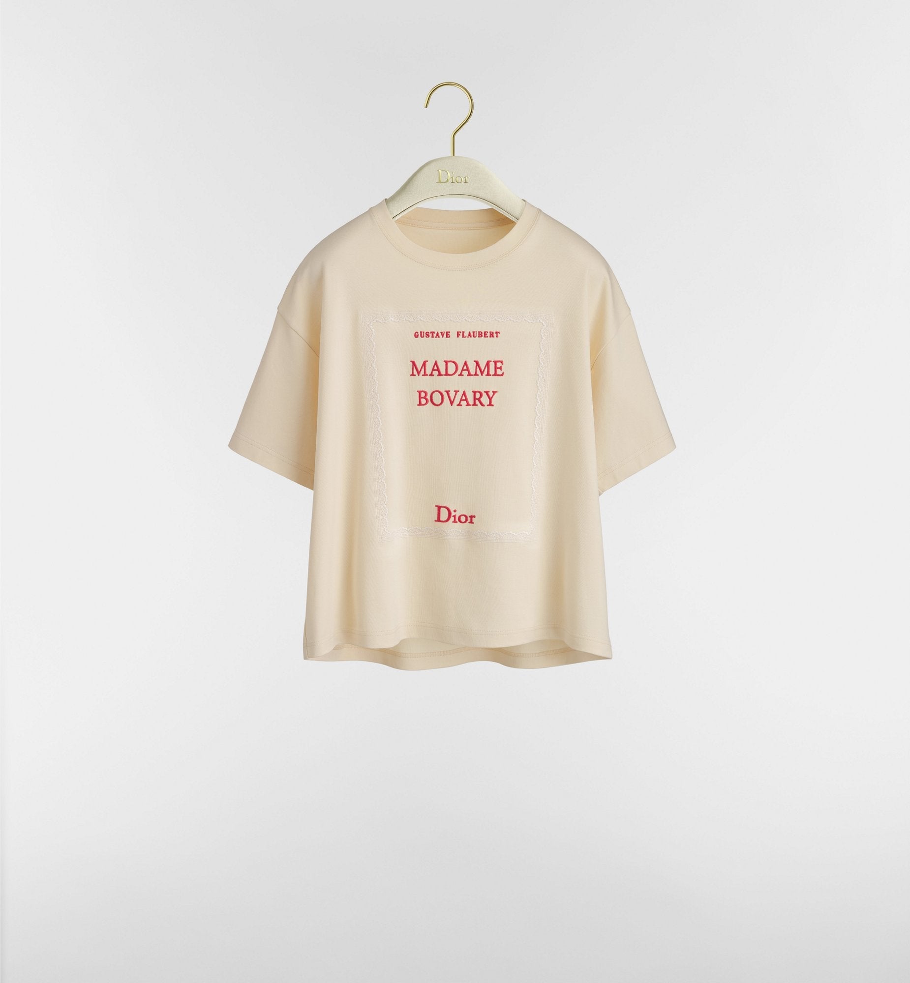 Dior 2026 New Collection Embroidered Cotton T-shirt