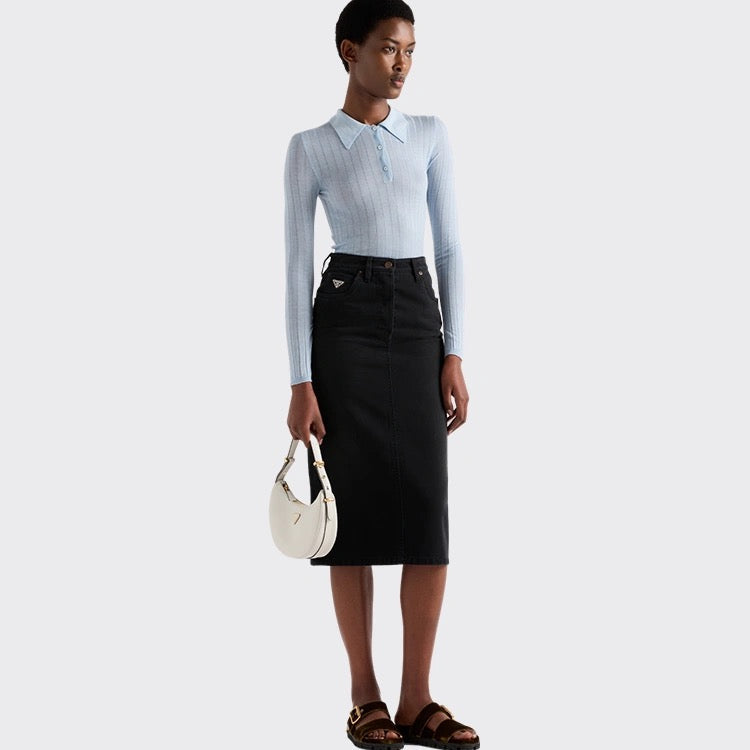 Prada denim long skirt (on sale)