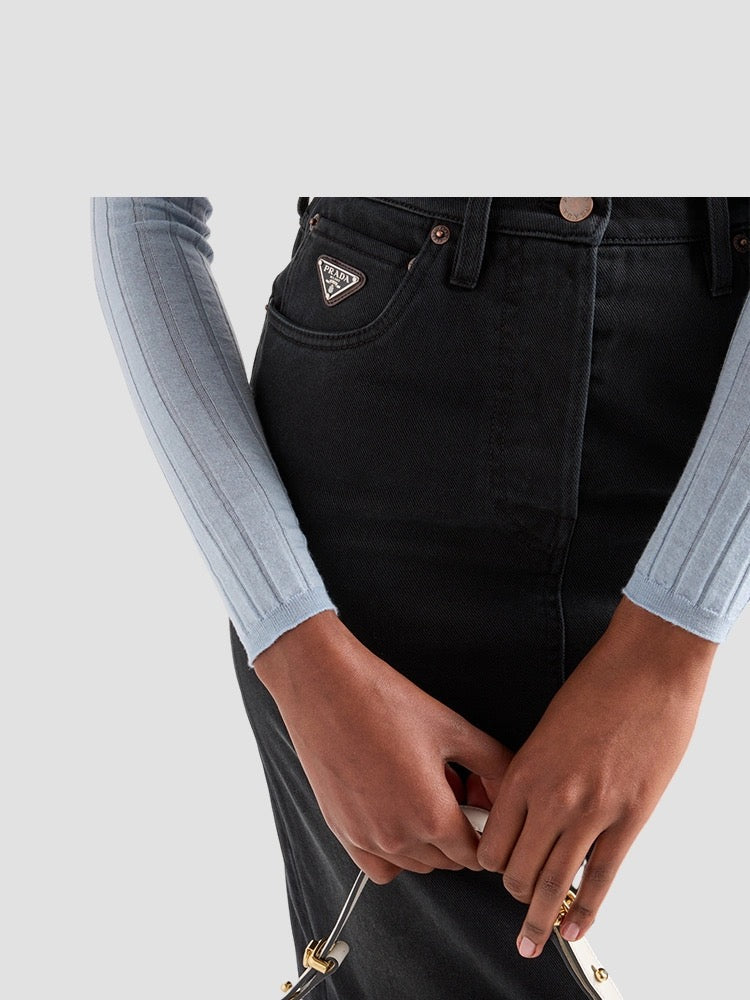 Prada denim long skirt (on sale)