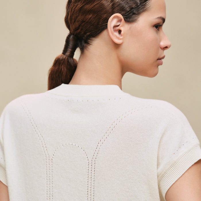 Hermès 26SS wool knit top