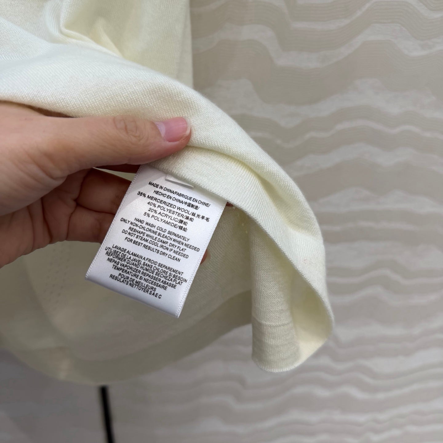 Hermès 26SS wool knit top
