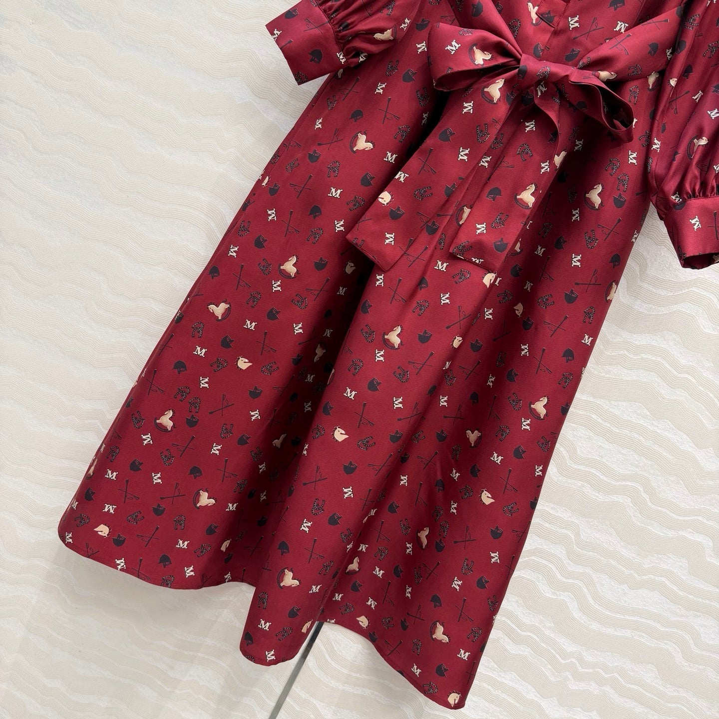 Max Mara 26SS printed silk dress