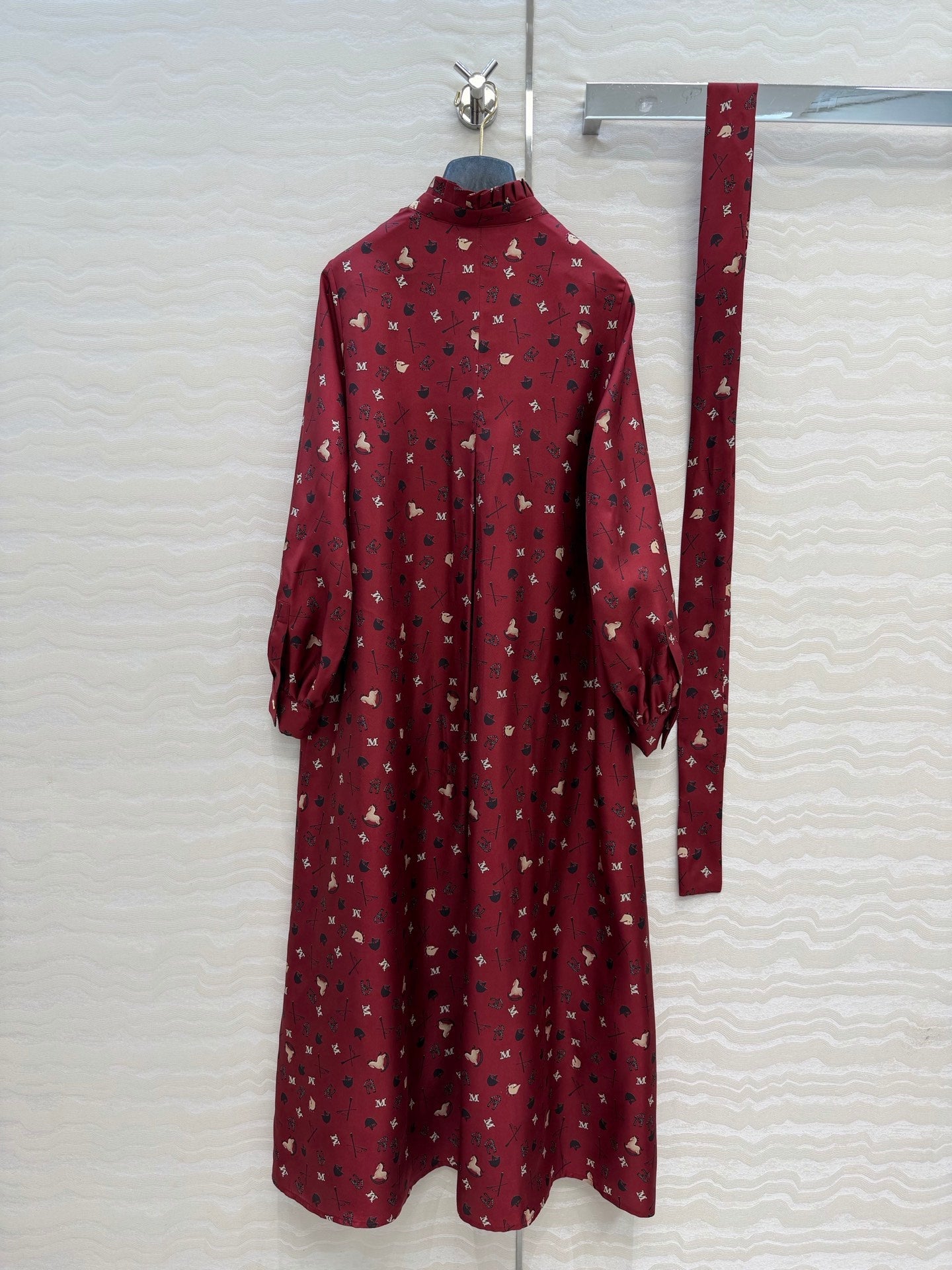 Max Mara 26SS printed silk dress