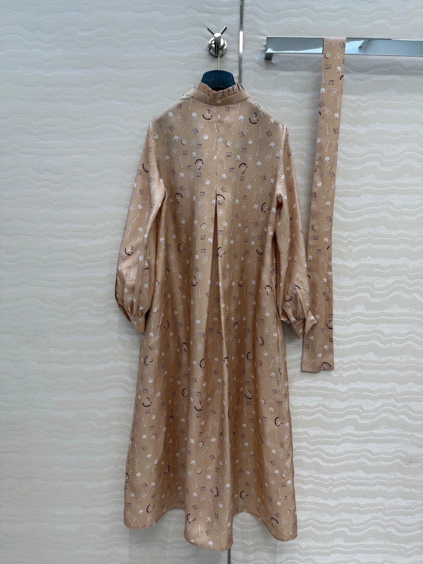 Max Mara 26SS printed silk dress