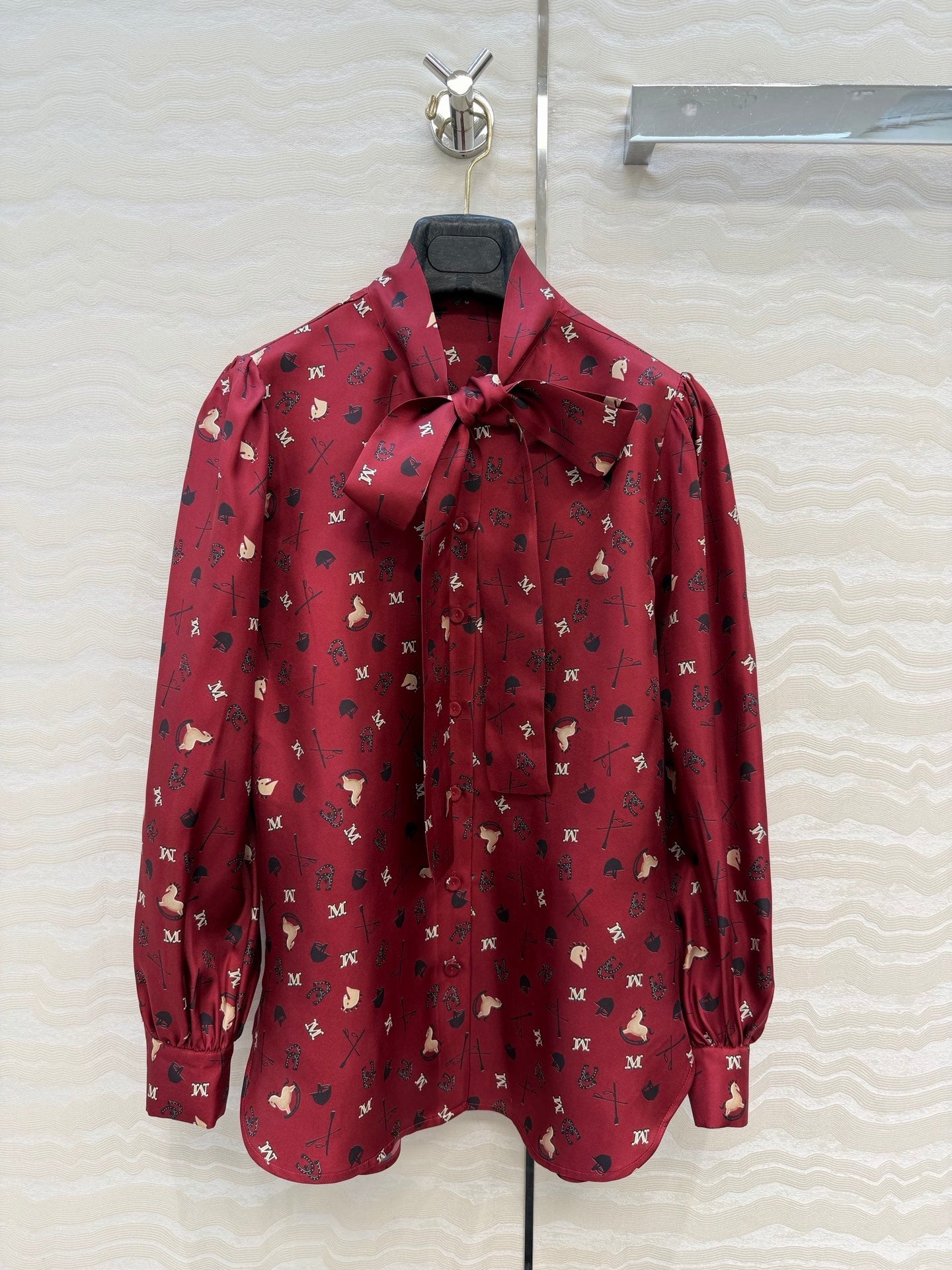 Max Mara 26SS Printed Silk Shirt