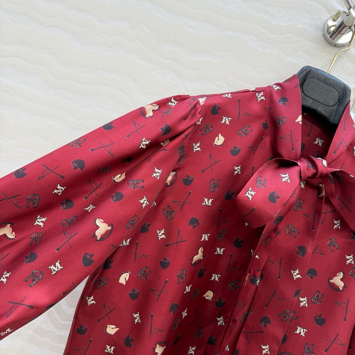 Max Mara 26SS Printed Silk Shirt