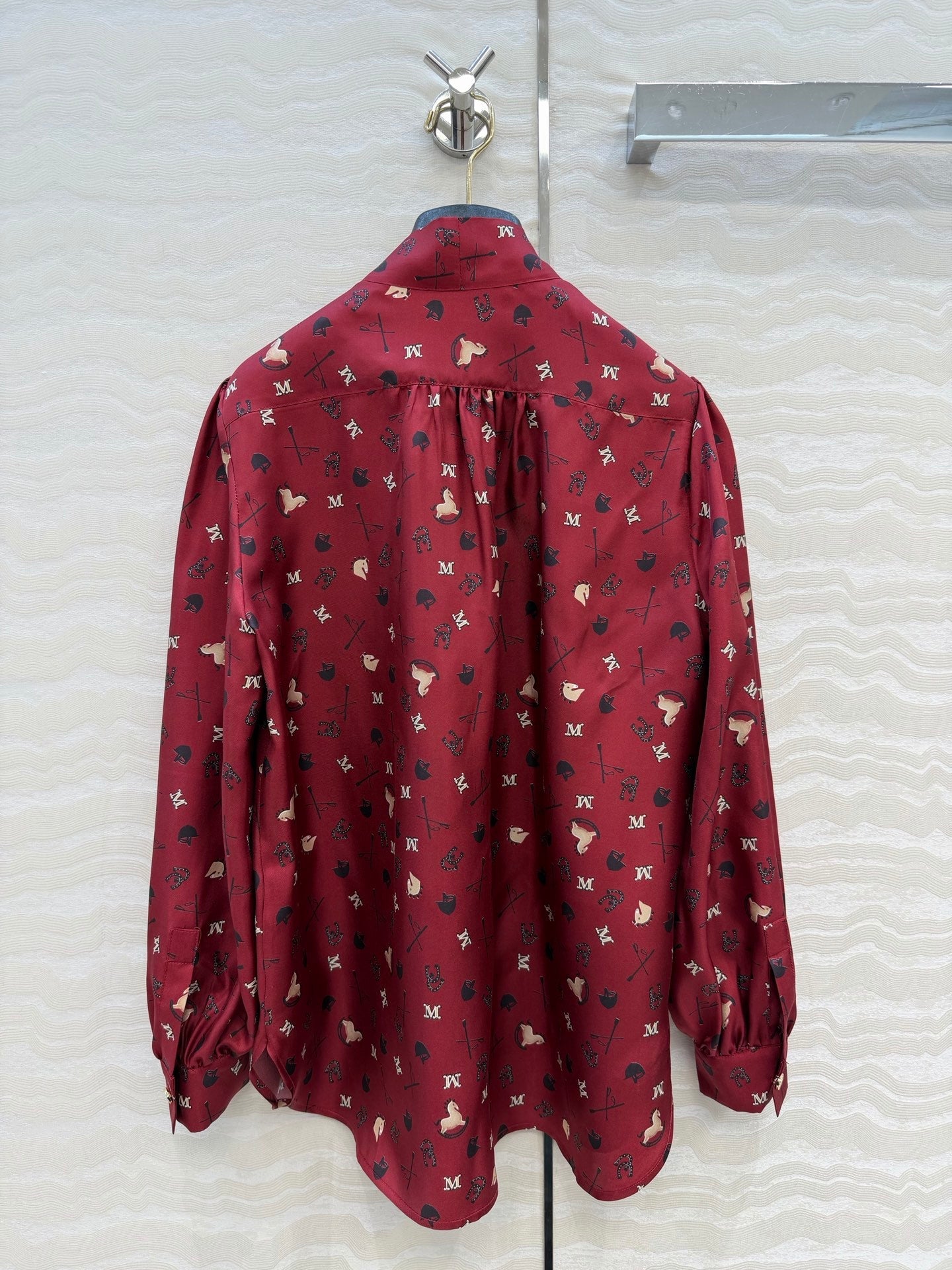 Max Mara 26SS Printed Silk Shirt