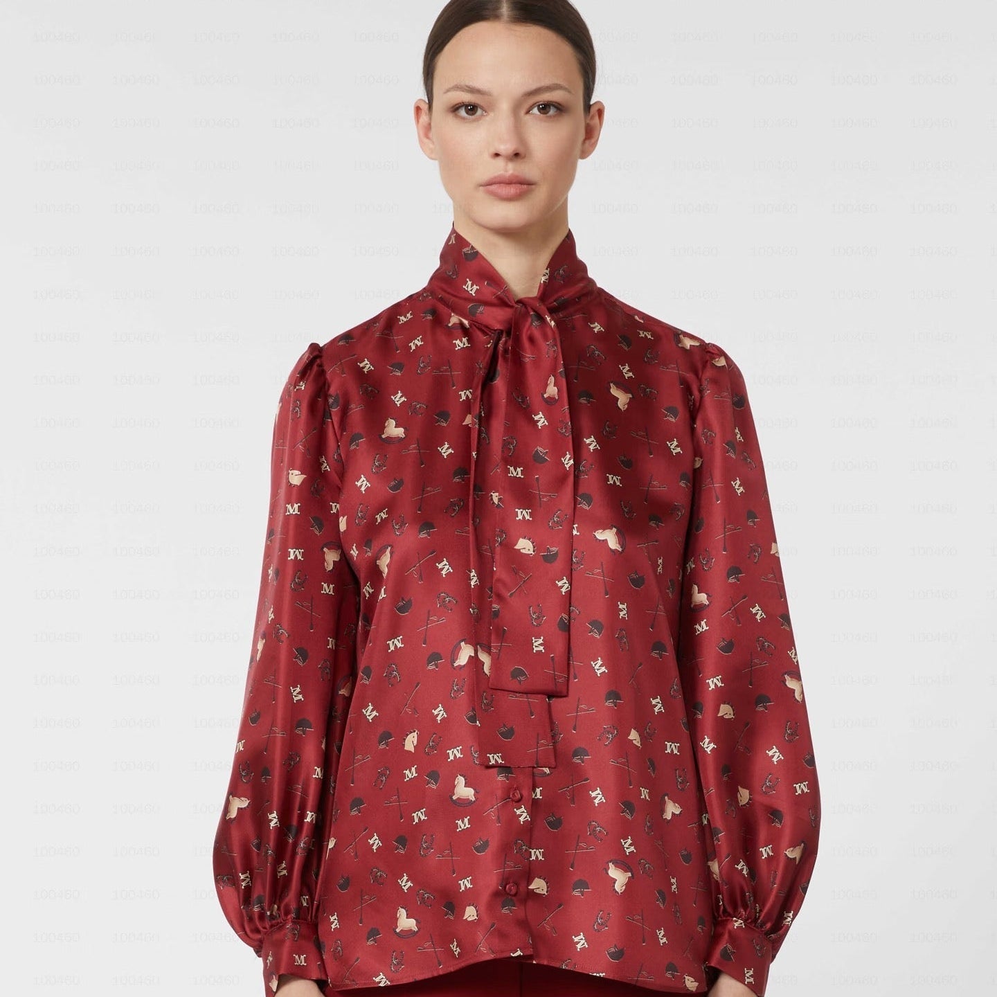 Max Mara 26SS Printed Silk Shirt