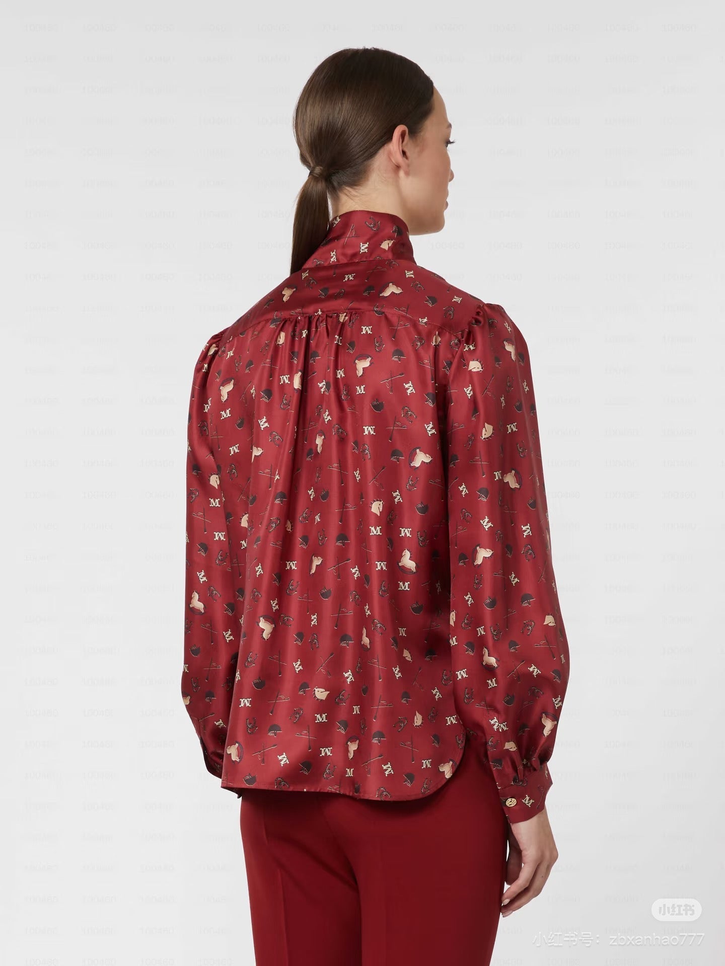 Max Mara 26SS Printed Silk Shirt