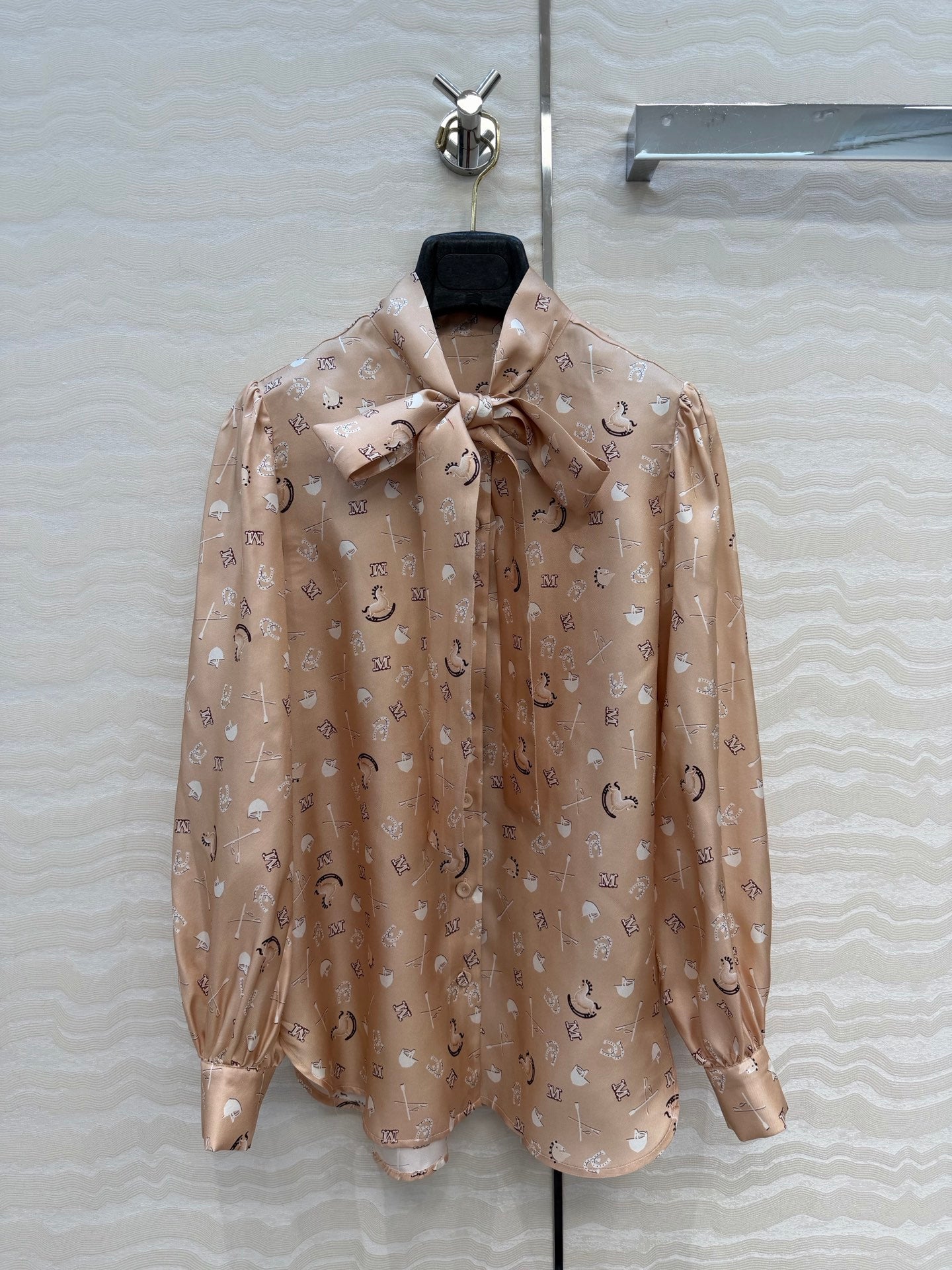 Max Mara 26SS Printed Silk Shirt