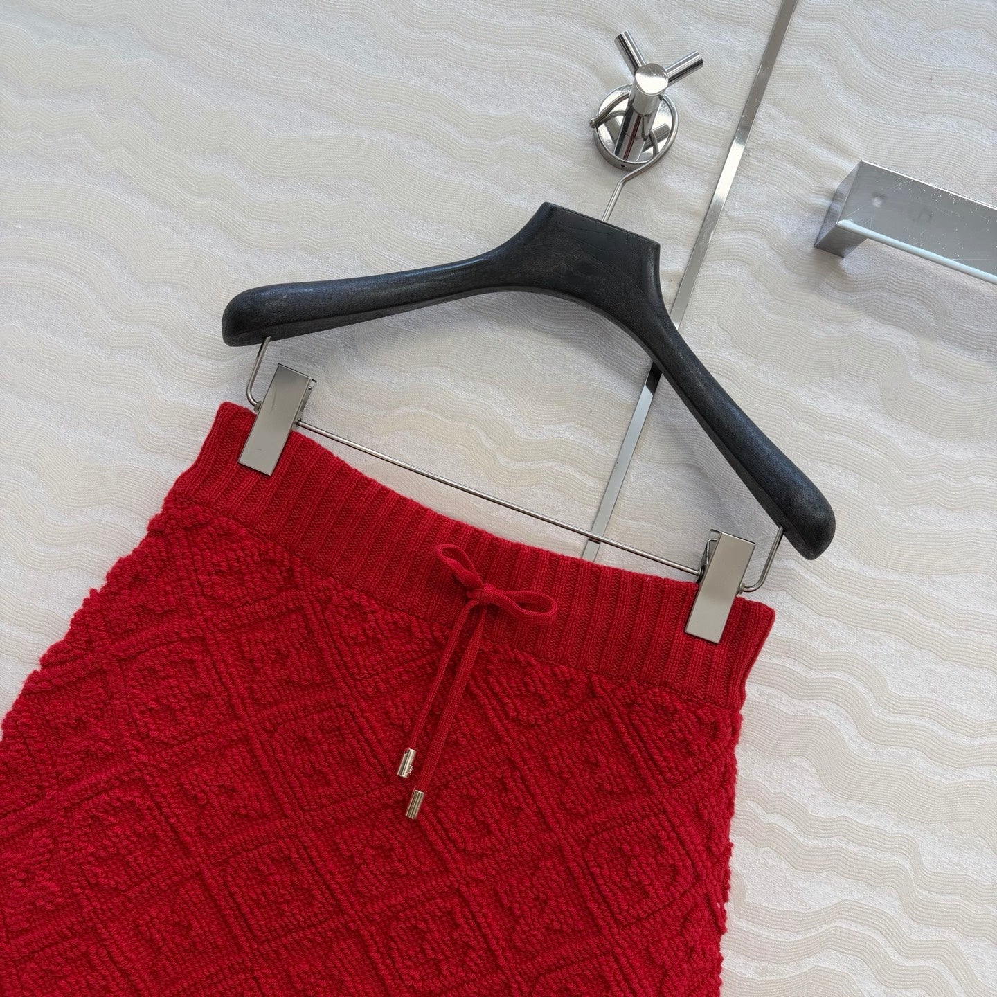 LV 26SS Jacquard Cashmere Jacket/Skirt