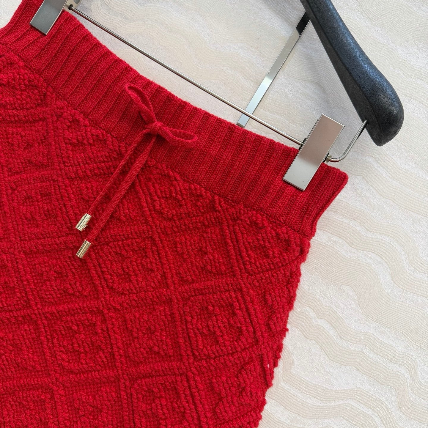LV 26SS Jacquard Cashmere Jacket/Skirt