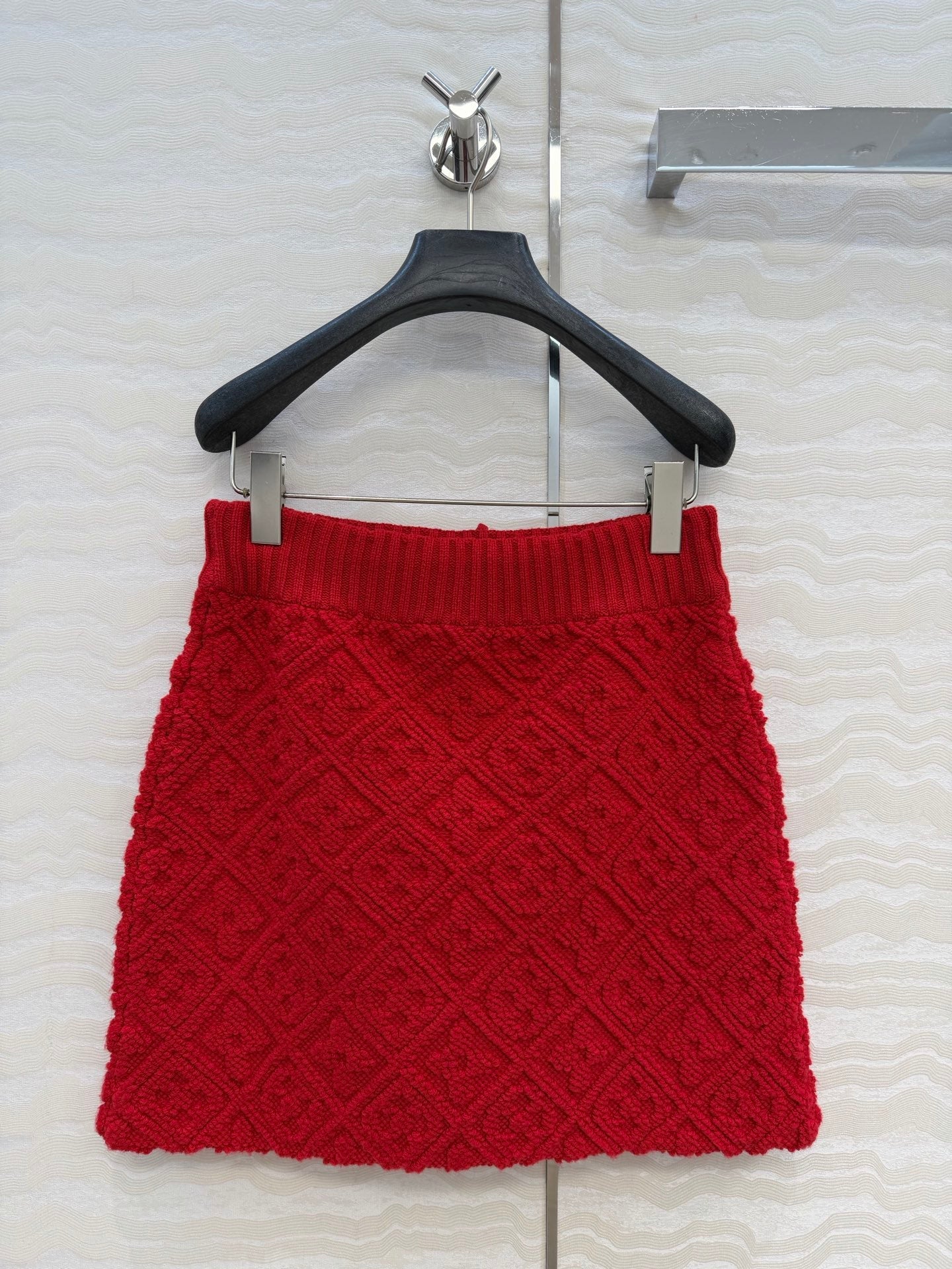 LV 26SS Jacquard Cashmere Jacket/Skirt