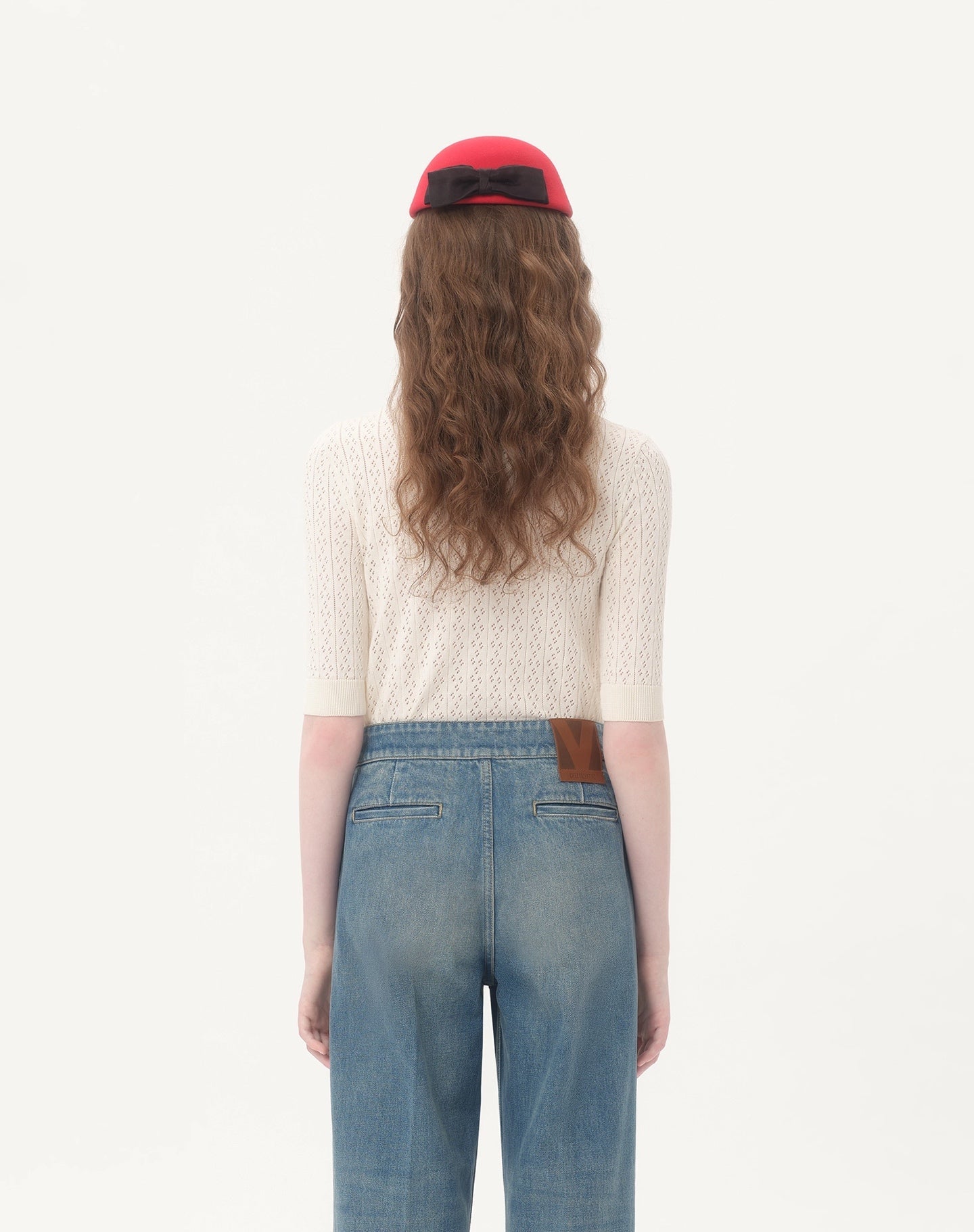 Valentino 26S Openwork Knit Top
