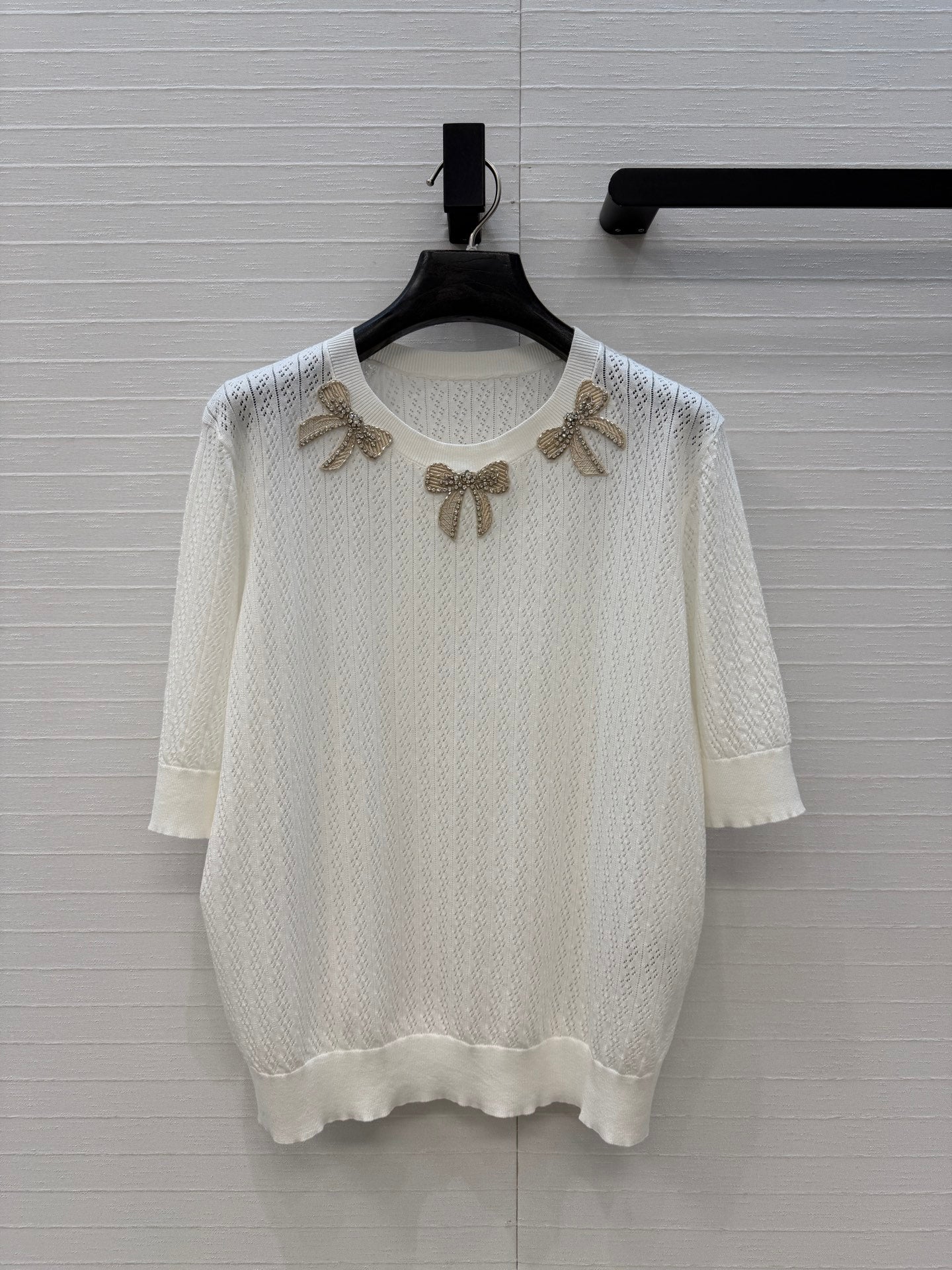 Valentino 26S Openwork Knit Top