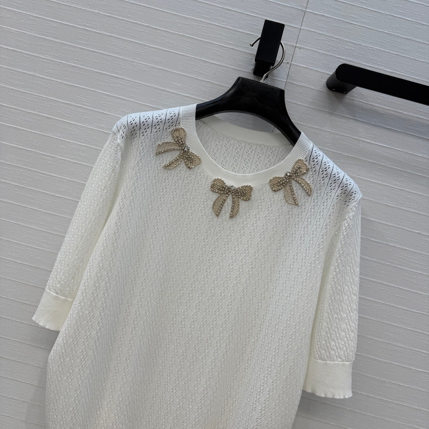 Valentino 26S Openwork Knit Top