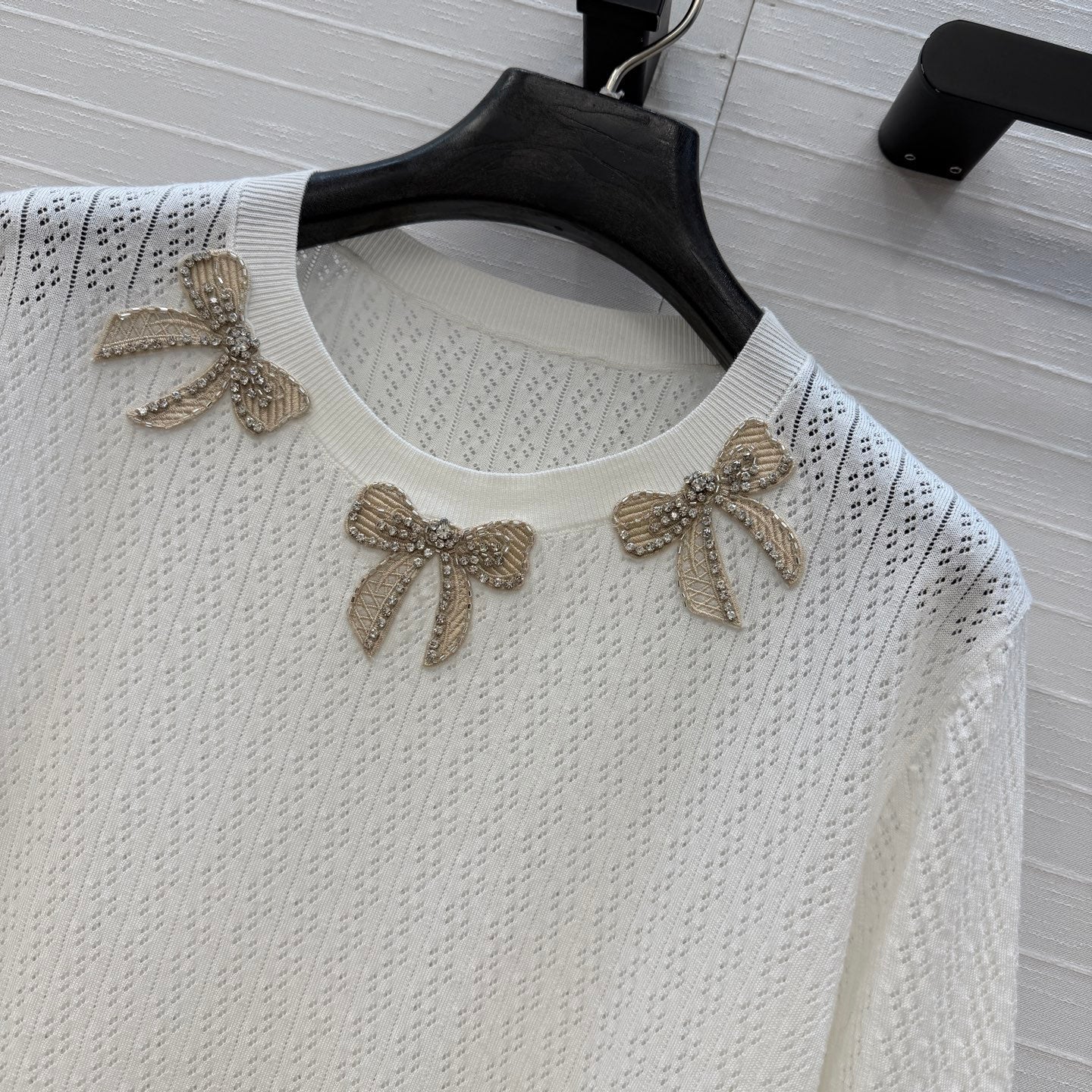 Valentino 26S Openwork Knit Top