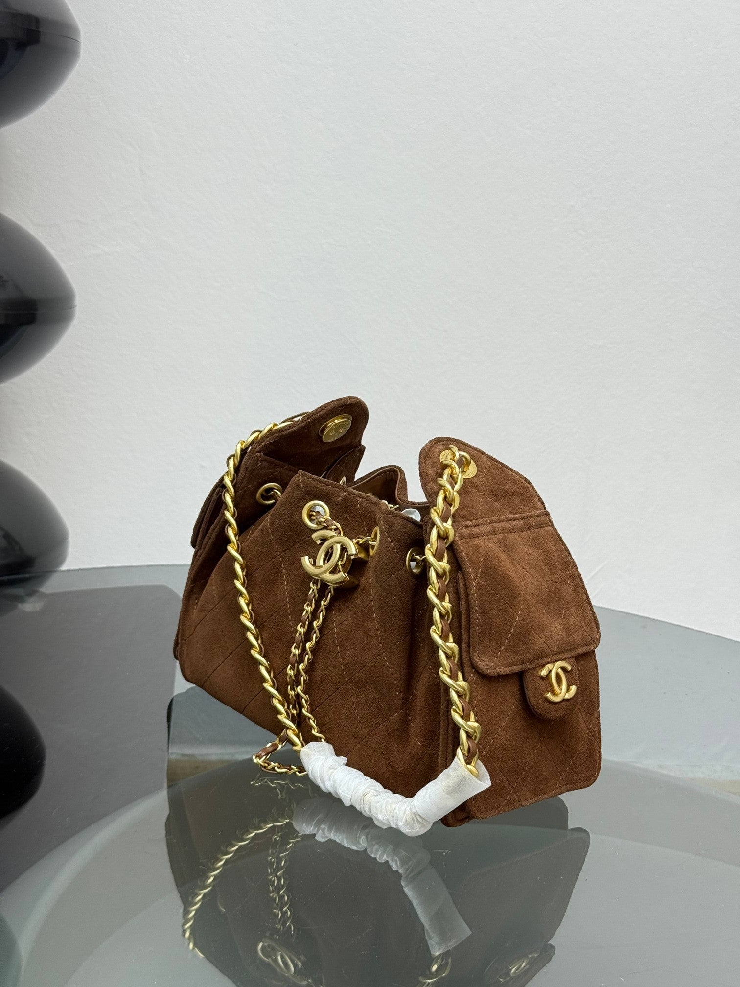 CHA* Drawstring Bucket Bag