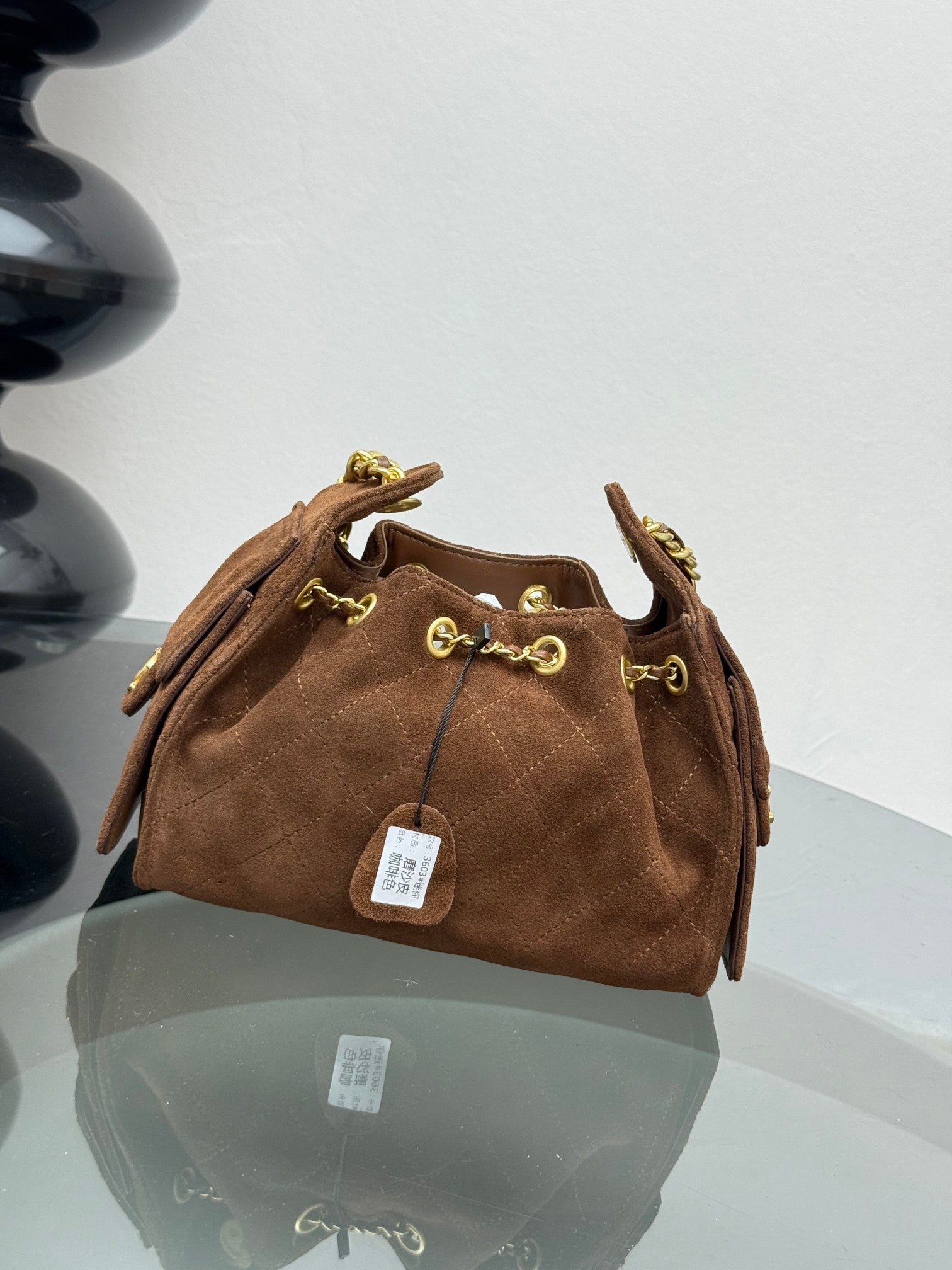 CHA* Drawstring Bucket Bag