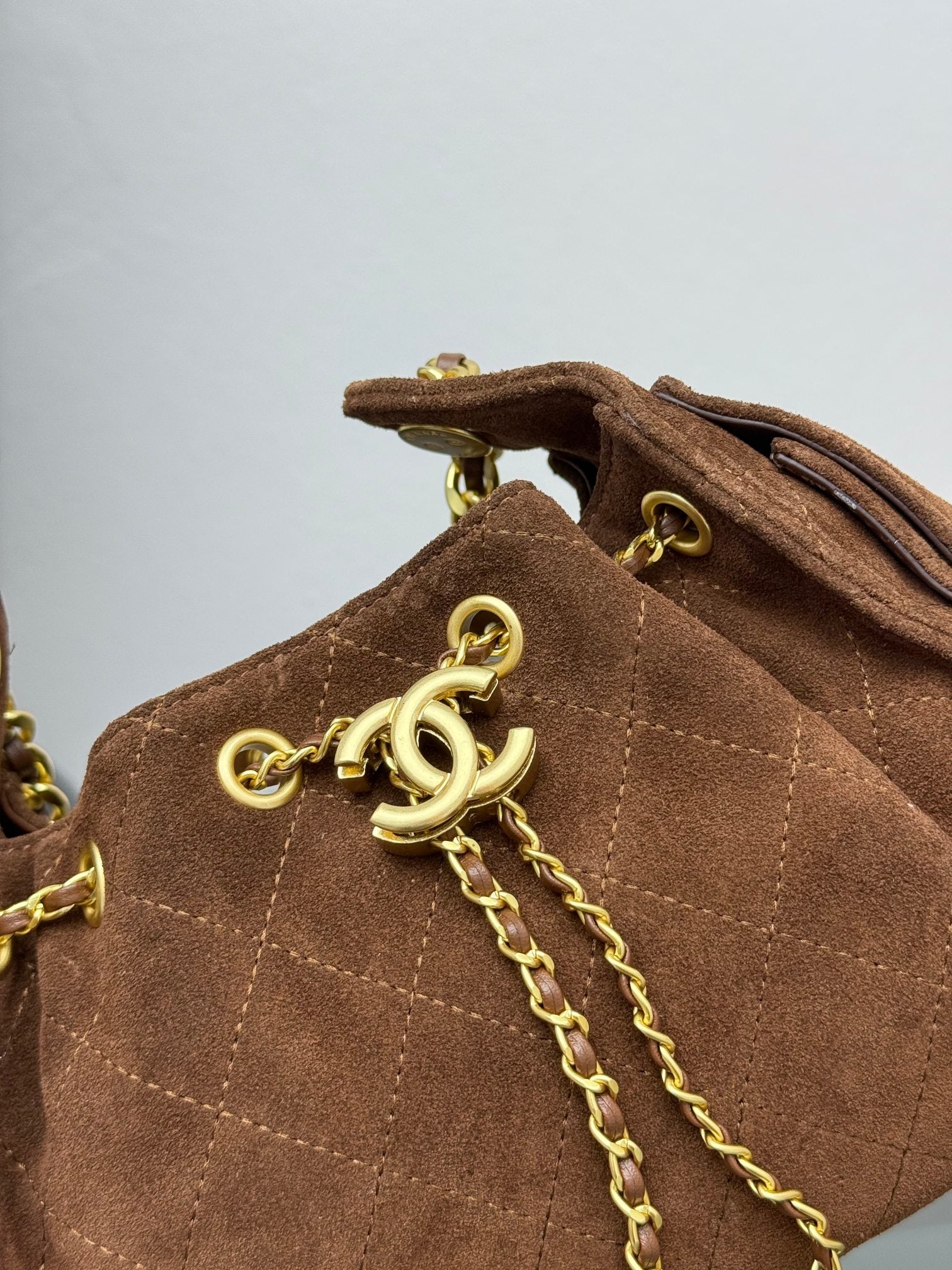 CHA* Drawstring Bucket Bag