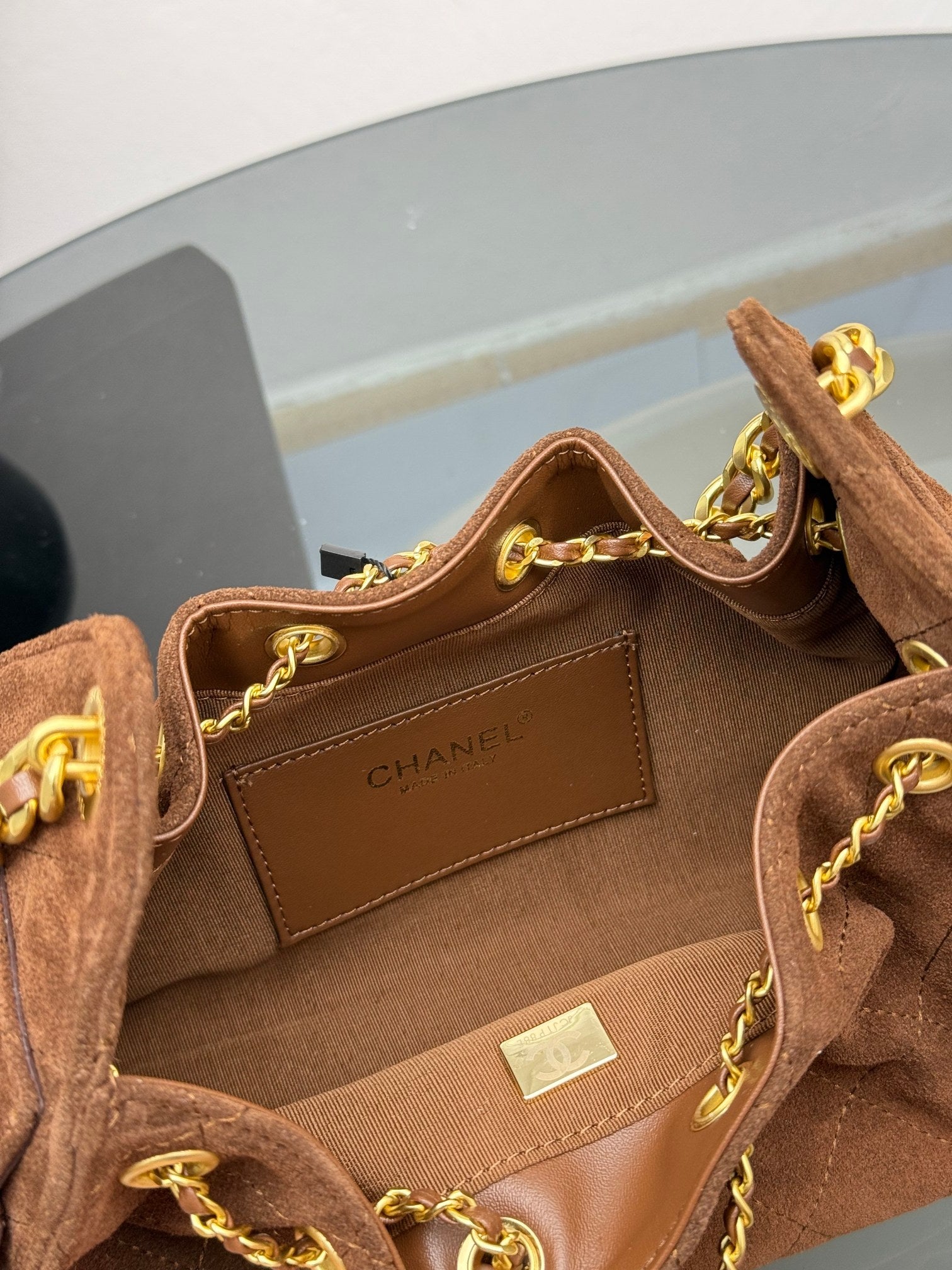 CHA* Drawstring Bucket Bag