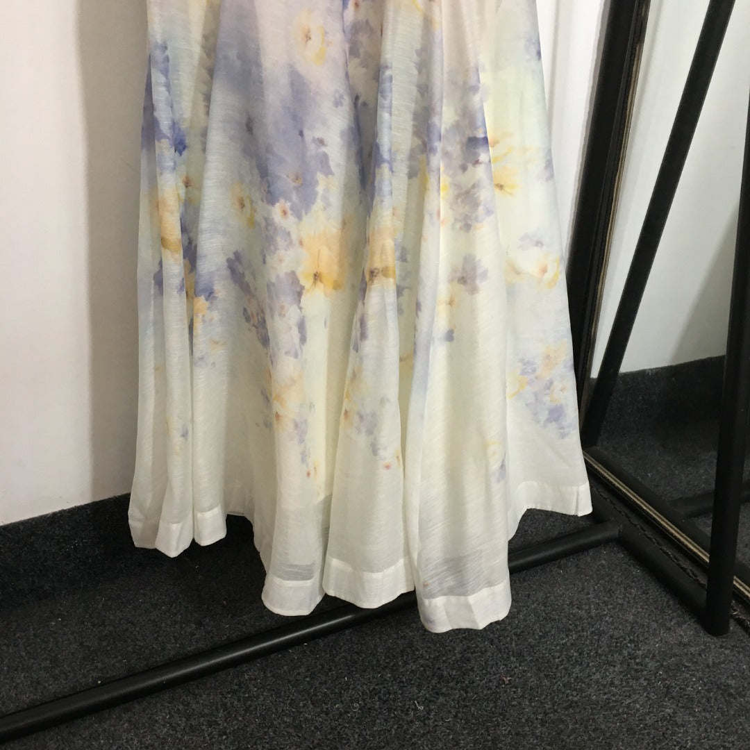 Floral Print Spaghetti Strap Dress