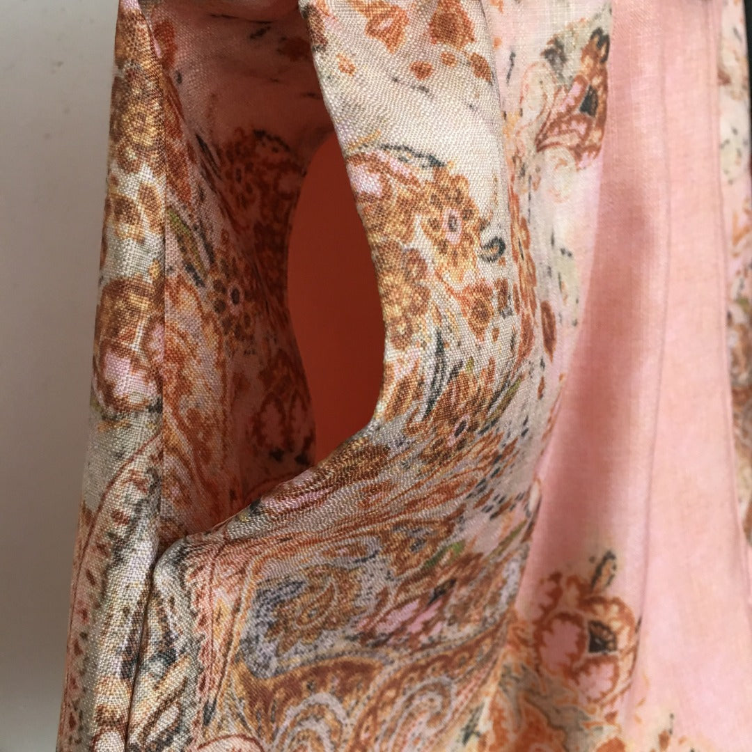 Retro Floral Print Top + Shorts