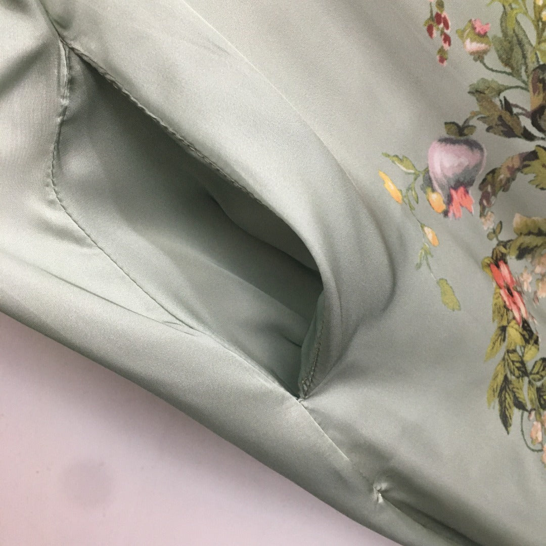 Long-Sleeve Dress with Tie Waist