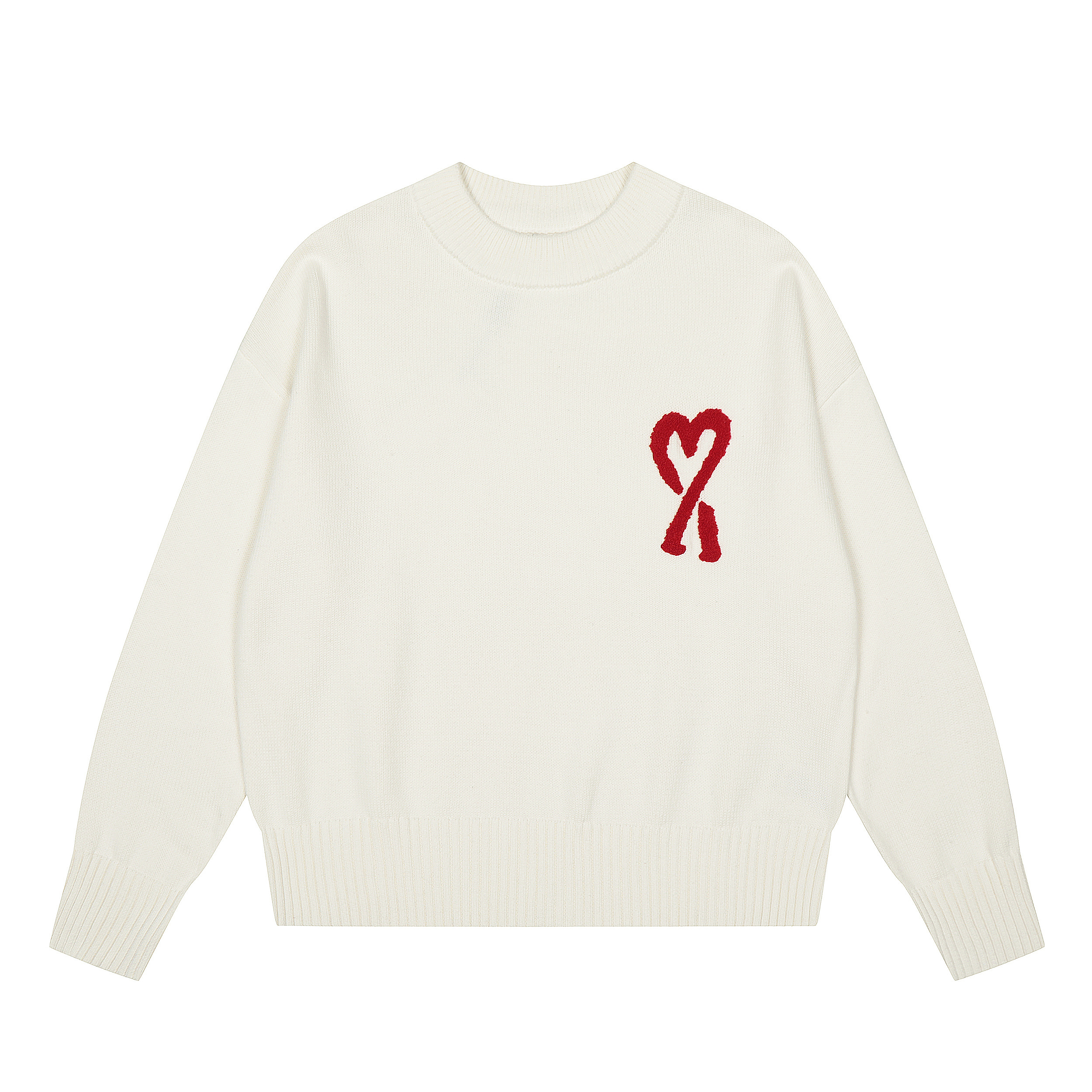AMI Cotton Knit Sweater