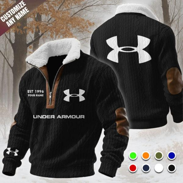 Fleece Collar Sweatshirt