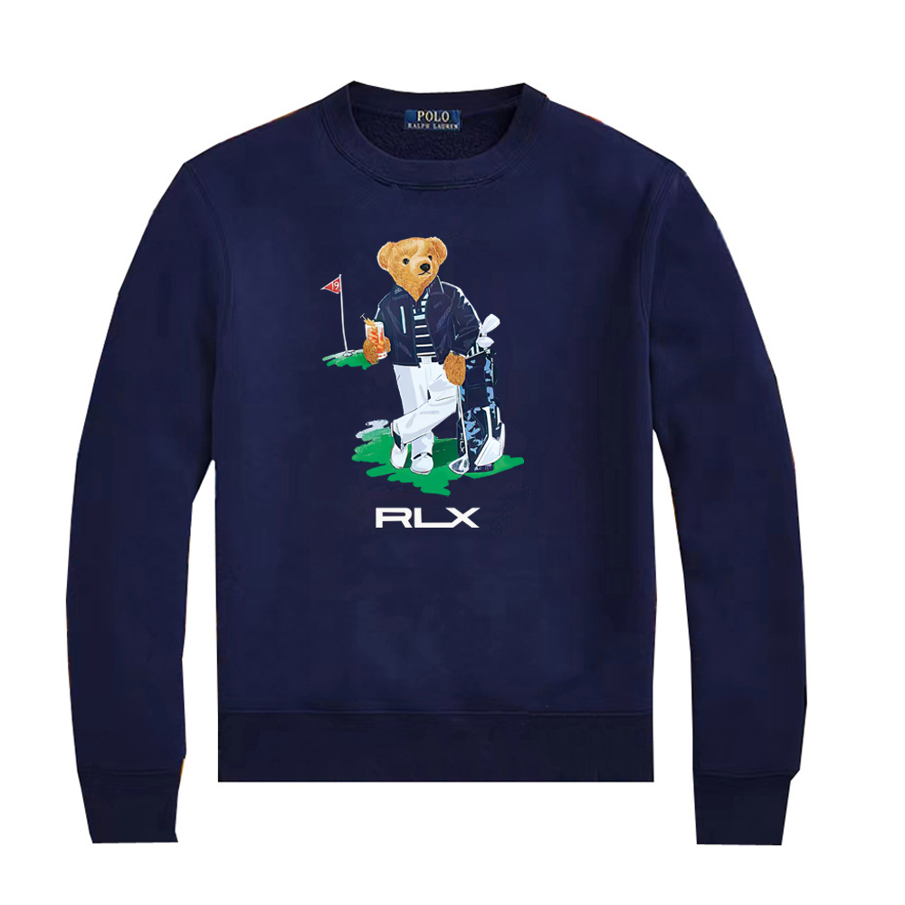 Ralph Laur* Bear Crewneck Sweatshirt(Velvet)